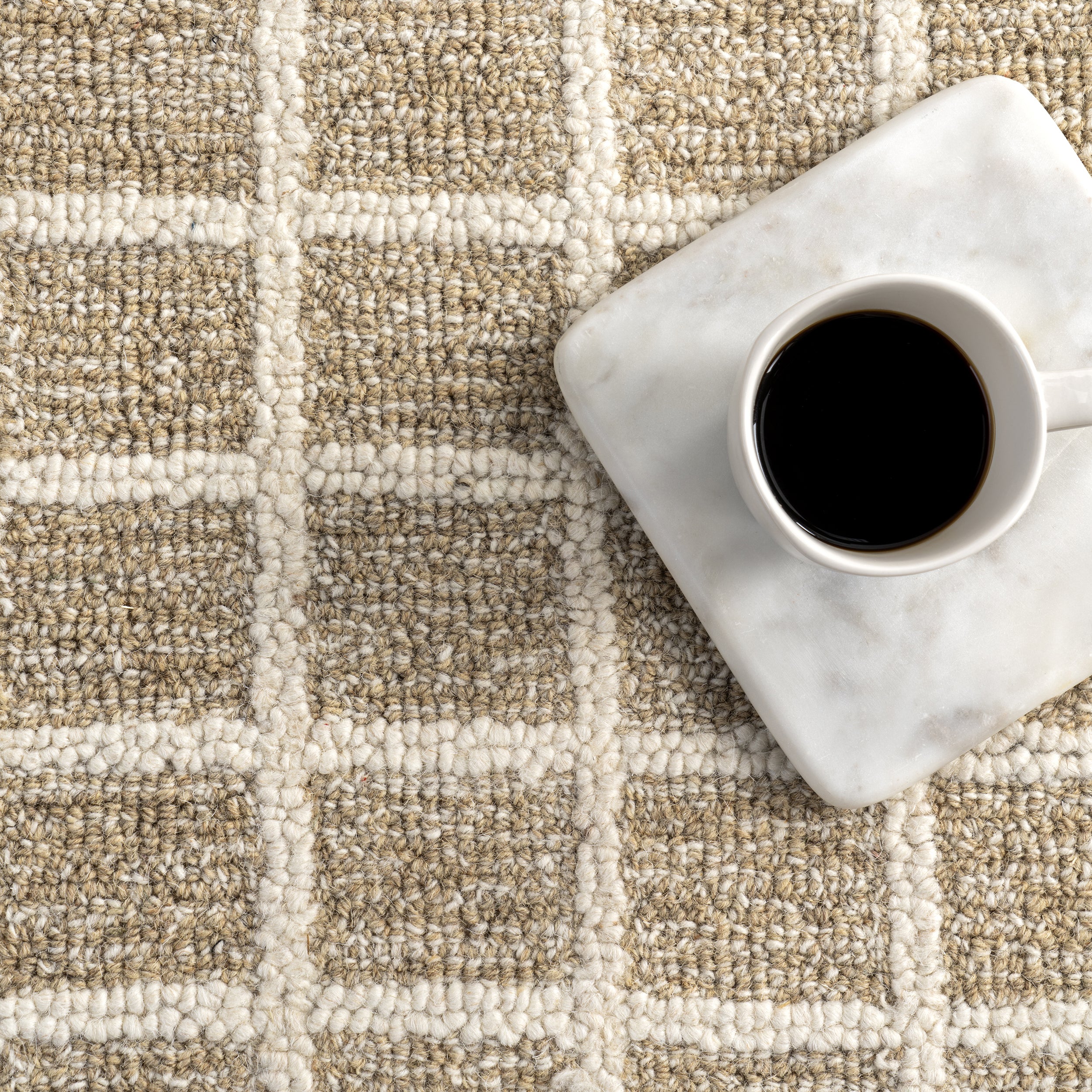 Teigen Contemporary Checkered Area Rug - Image 7