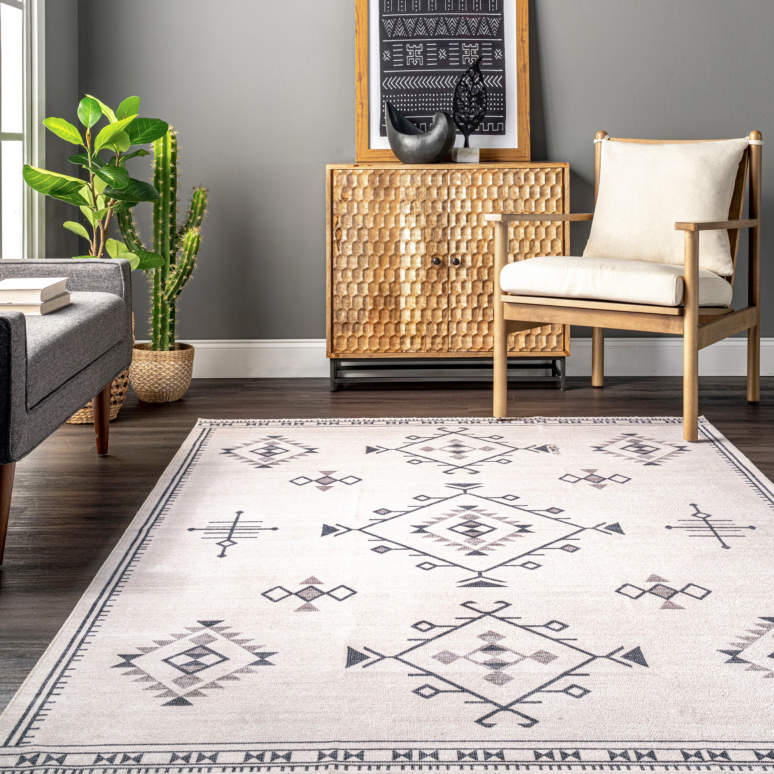 Evalyn Southwestern Machine Washable Area Rug - Image 8