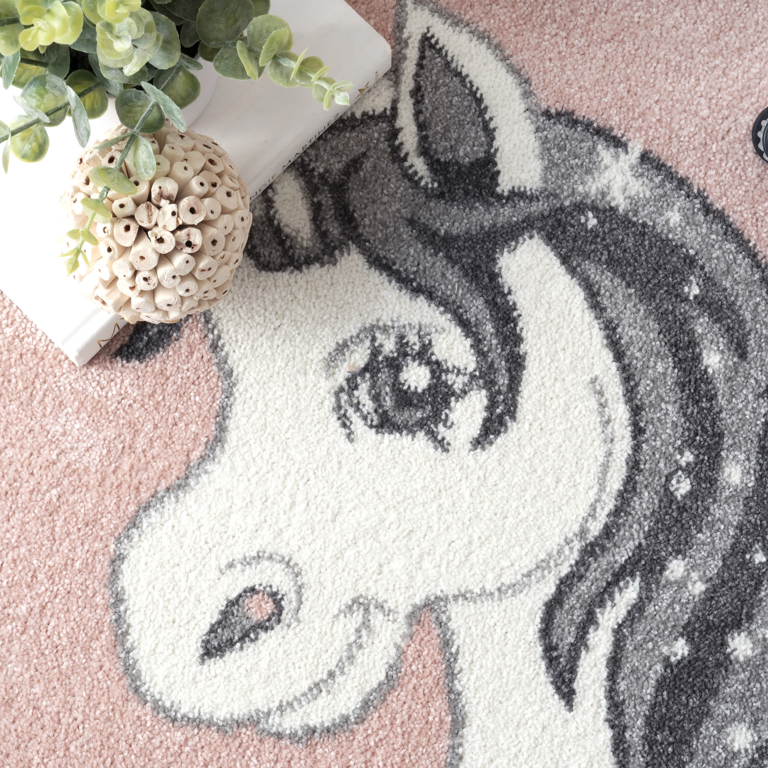 Emmie Flying Unicorn Nursery Area Rug - Image 6