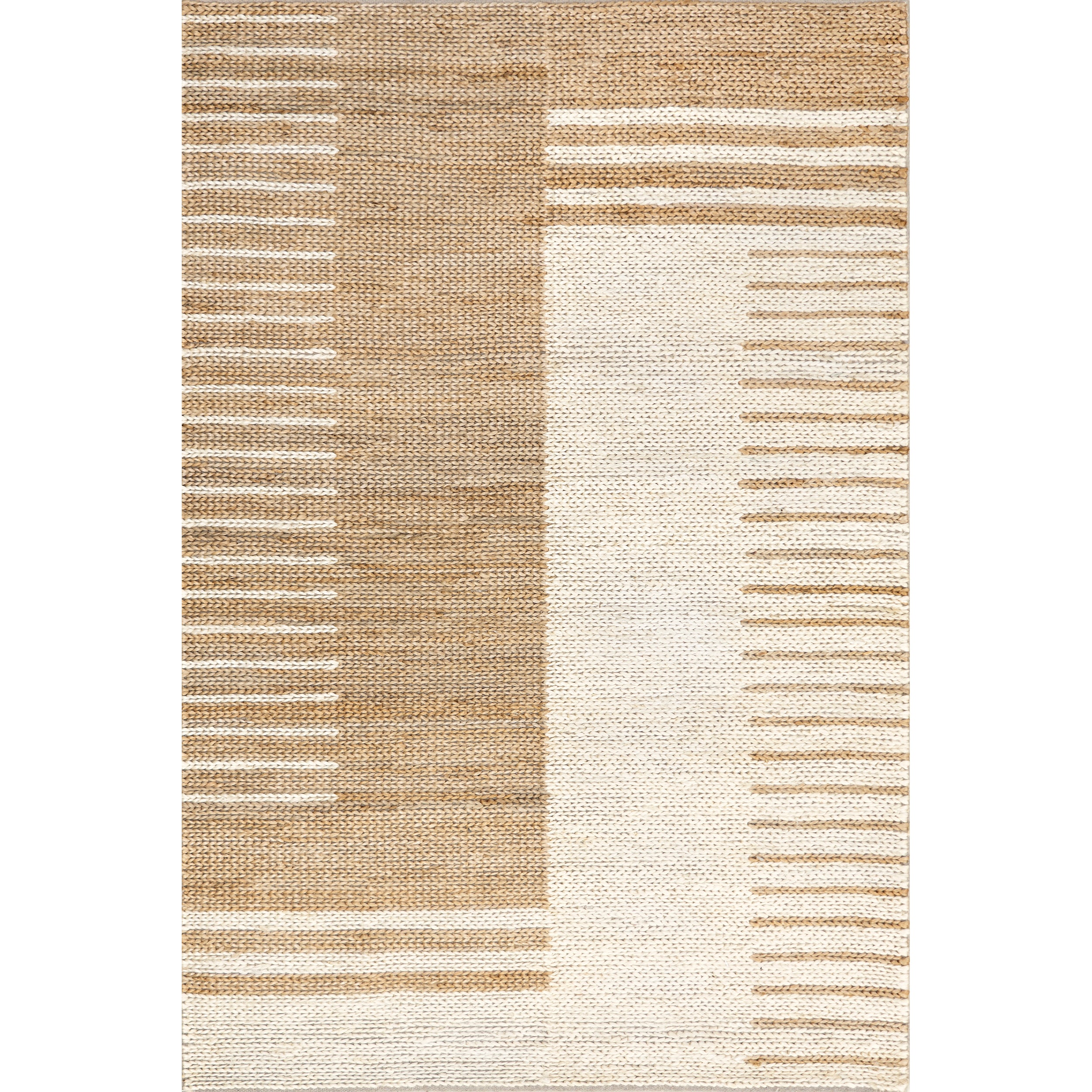 Chastain Modern Geometric Jute Area Rug