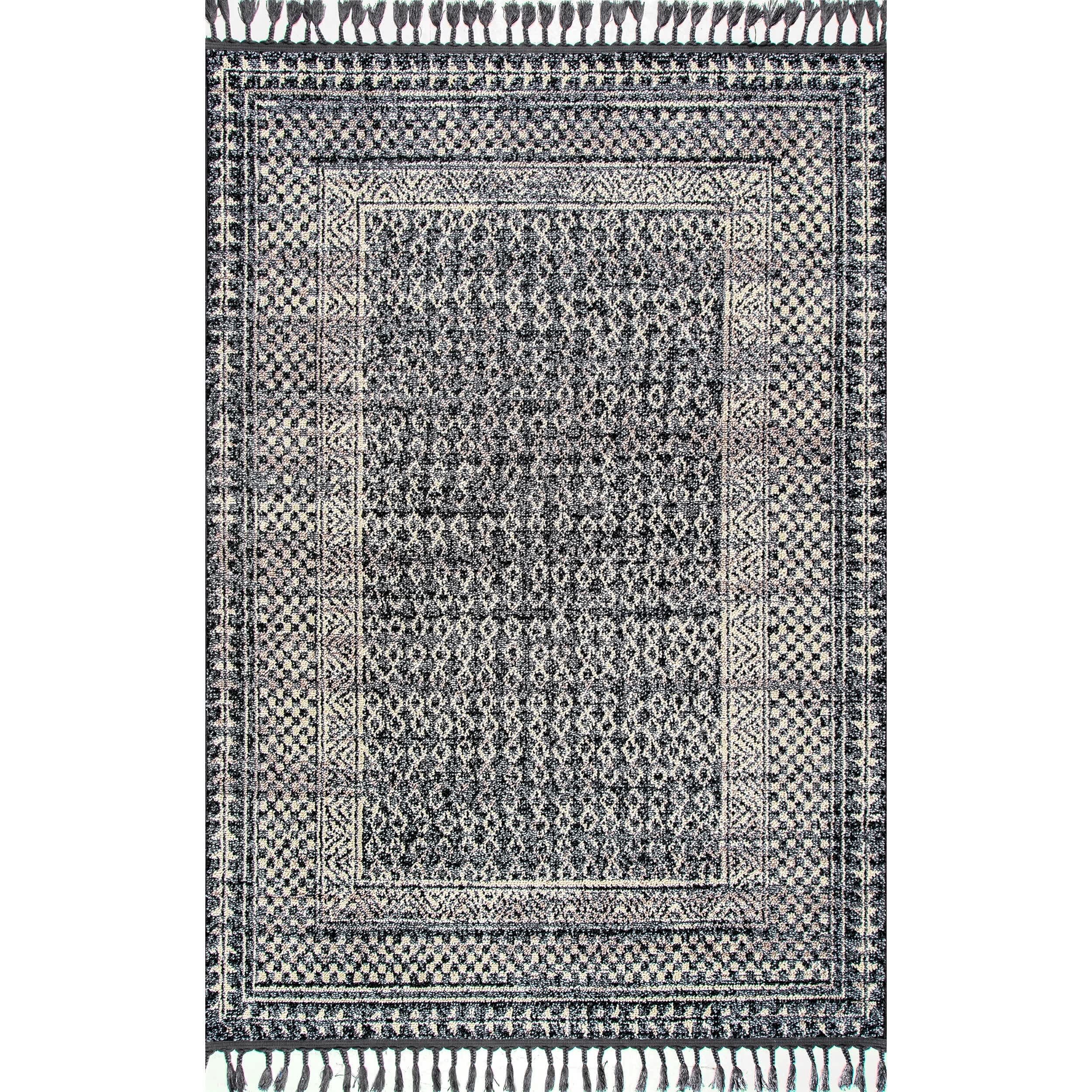 Claudia Diamond Tassel Area Rug - Image 13