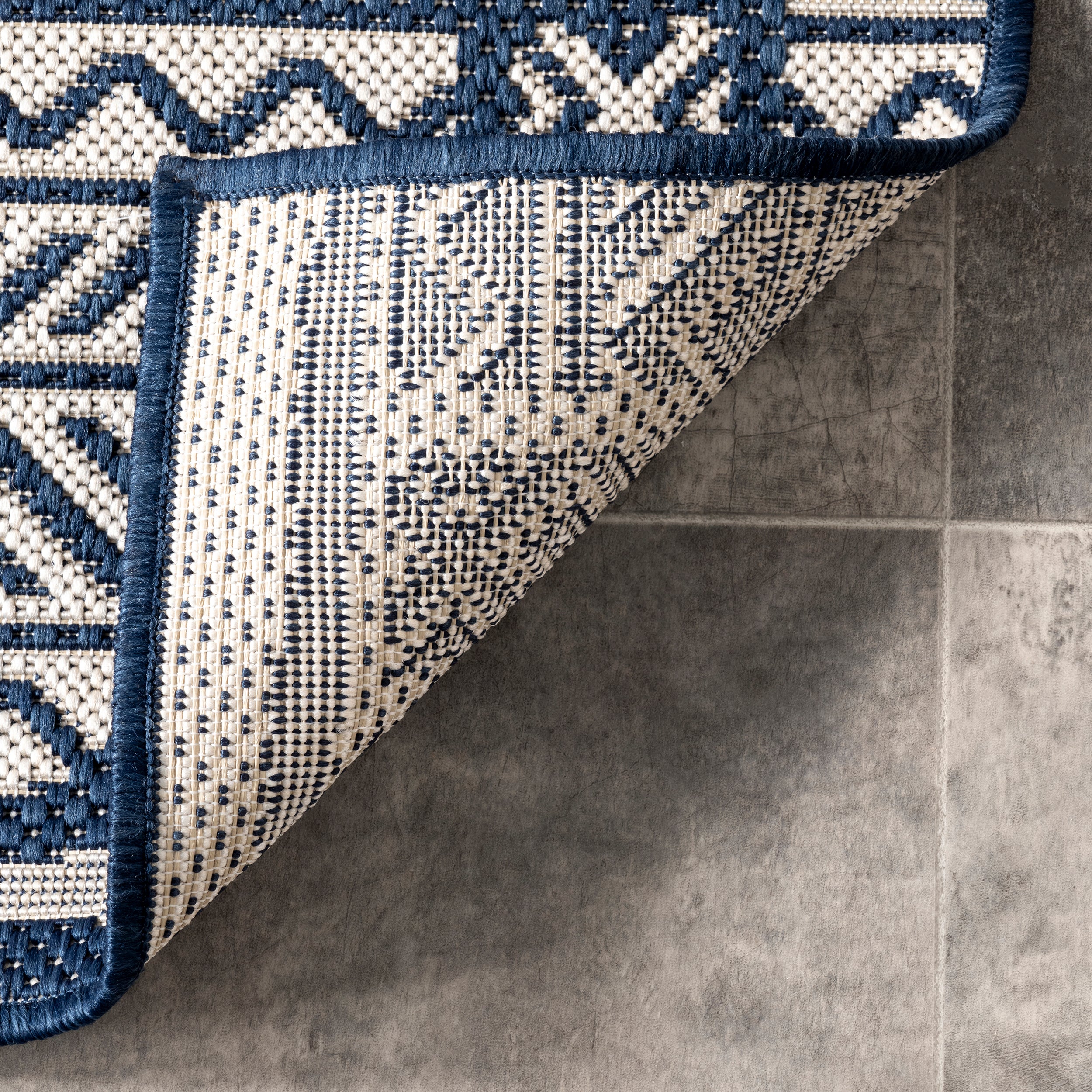 Abbey Tribal Striped Indoor/Outdoor Area Rug - Image 7