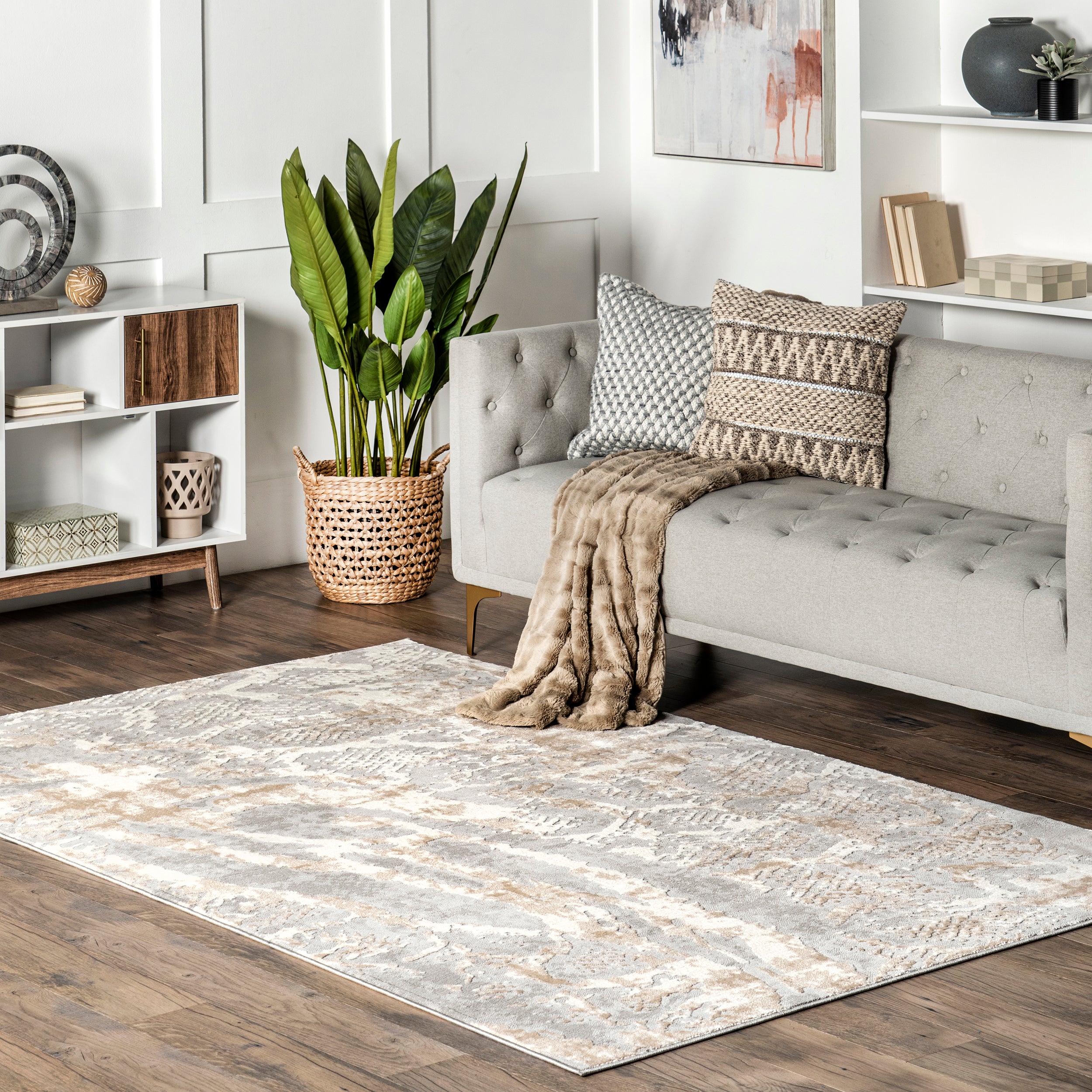 Shirley Snake Print Area Rug - Image 2