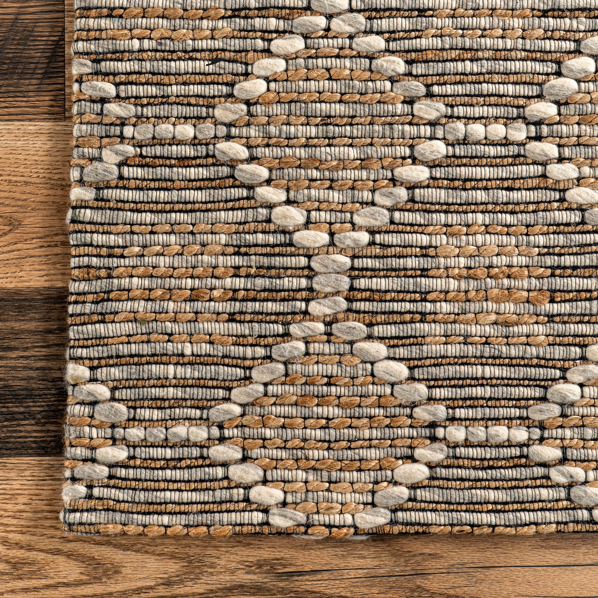 Leanne Geometric Jute and Wool Area Rug - Image 5