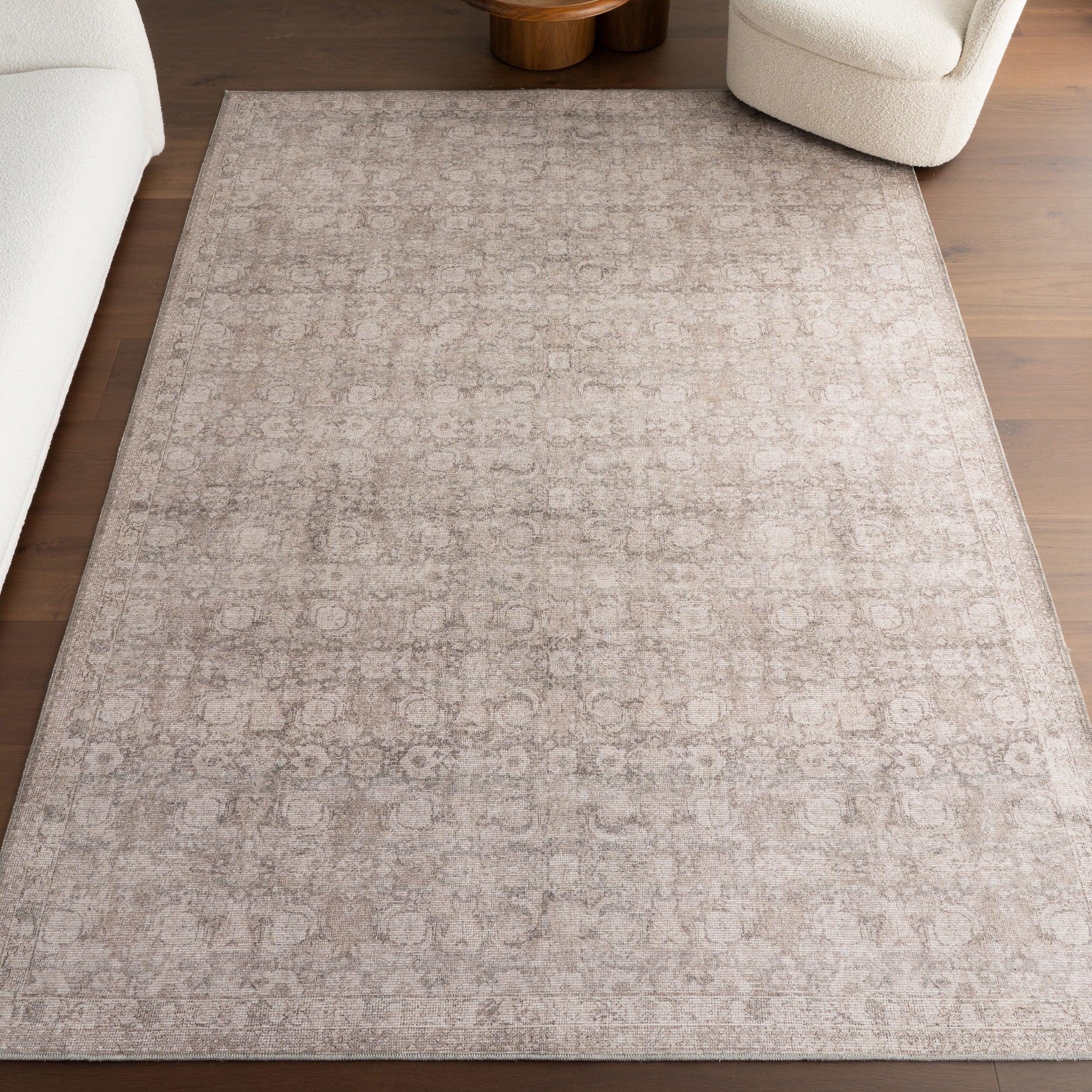 Hillstone Collection Delphi Traditional Vintage Medallion Area Rug - Image 2