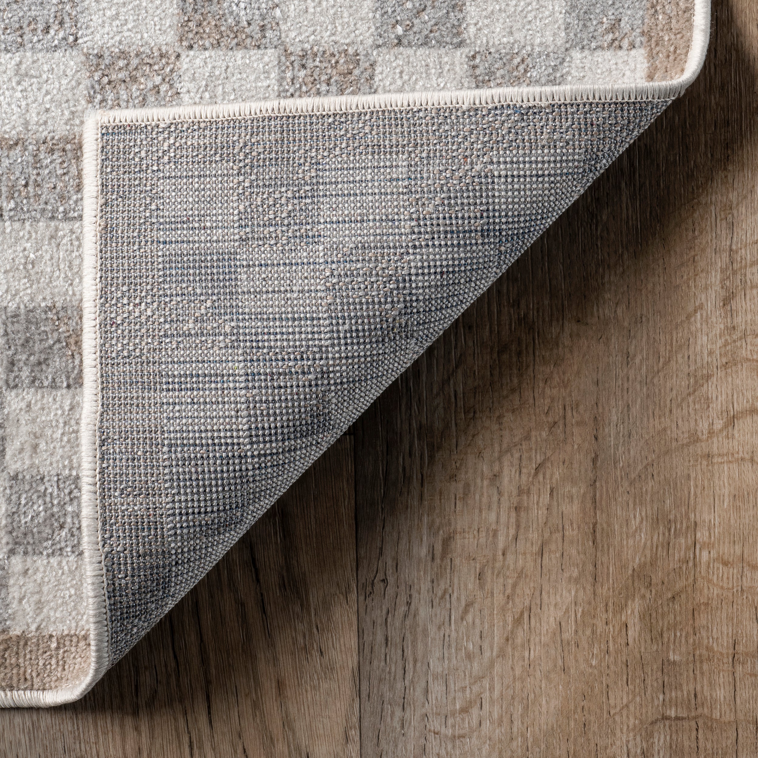 Nikita Faded Geometric Machine Washable Area Rug - Image 7
