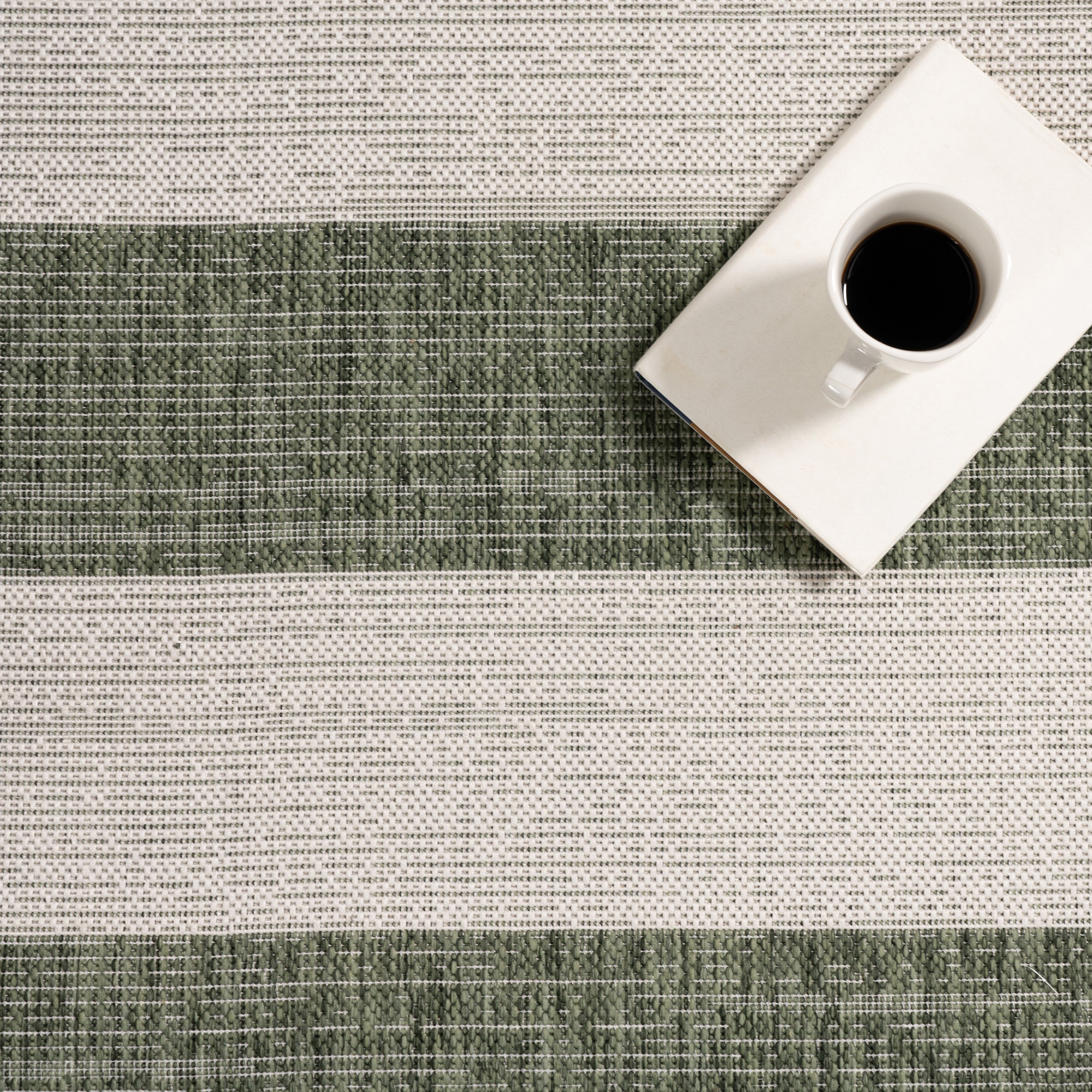 Briaana Striped Indoor/Outdoor Area Rug - Image 7