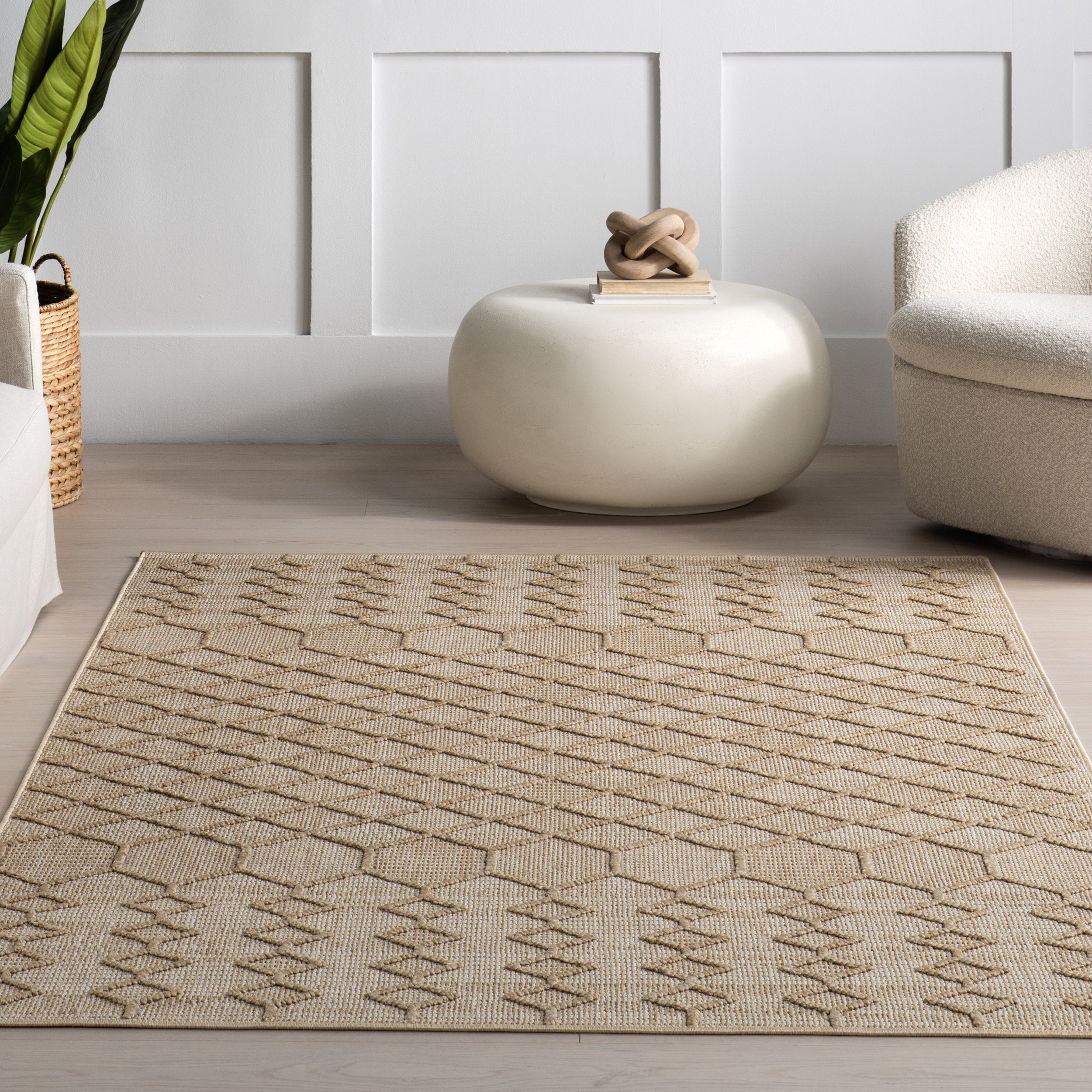 Malina Geometric Indoor/Outdoor Area Rug - Image 8