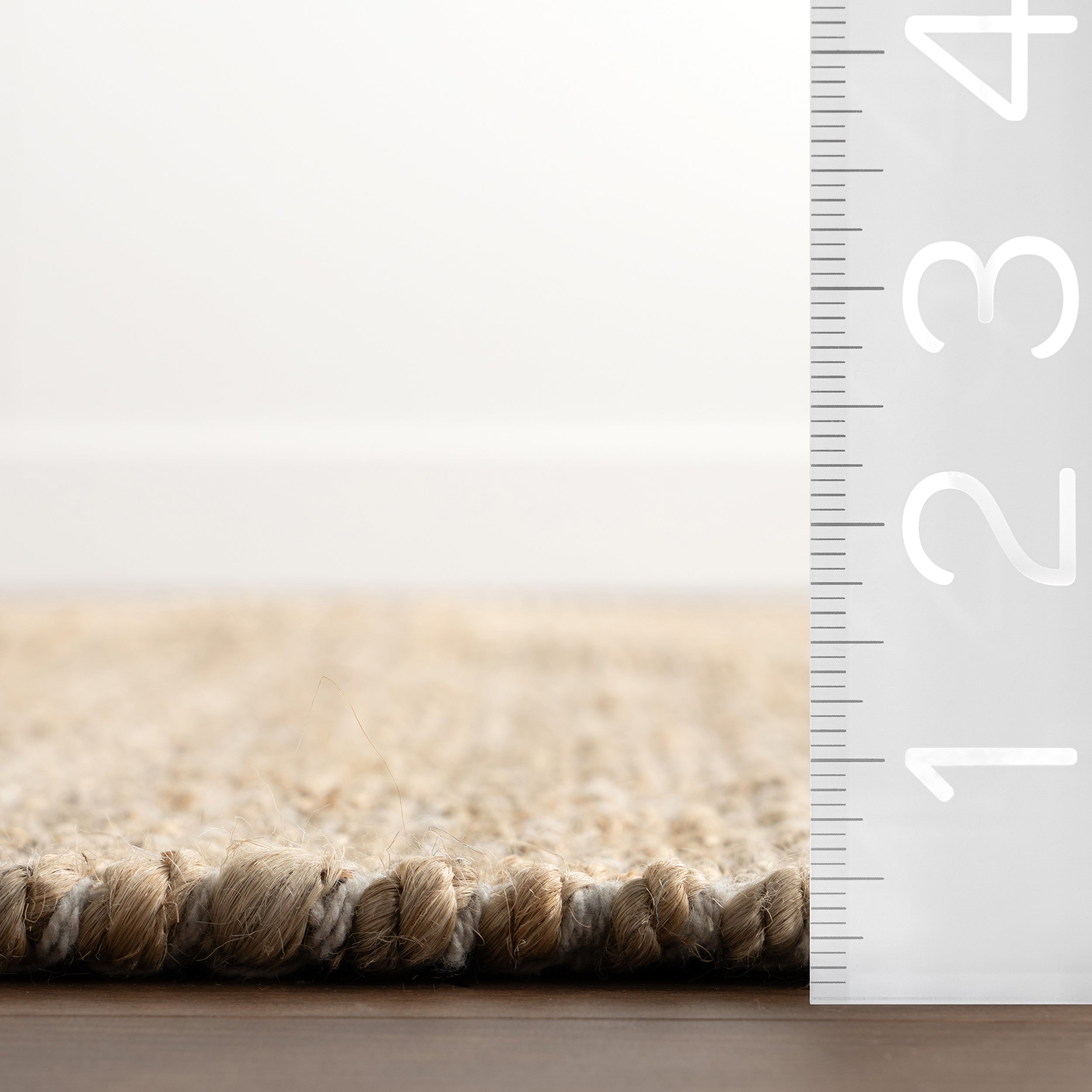 Eladia Solid Jute Area Rug - Image 3