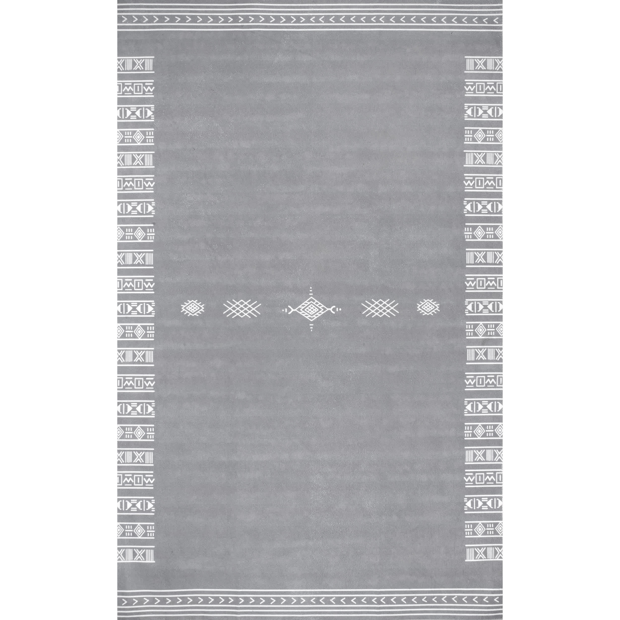 Arina Machine Washable Global Inspired Simplistic Tribal Area Rug - Image 11
