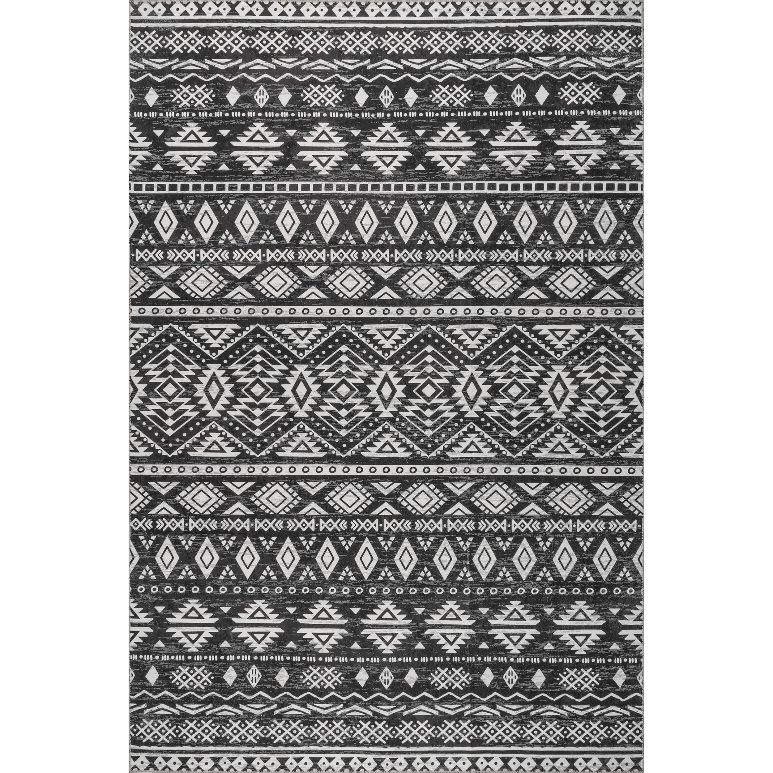 Shelby Washable Graphic Area Rug