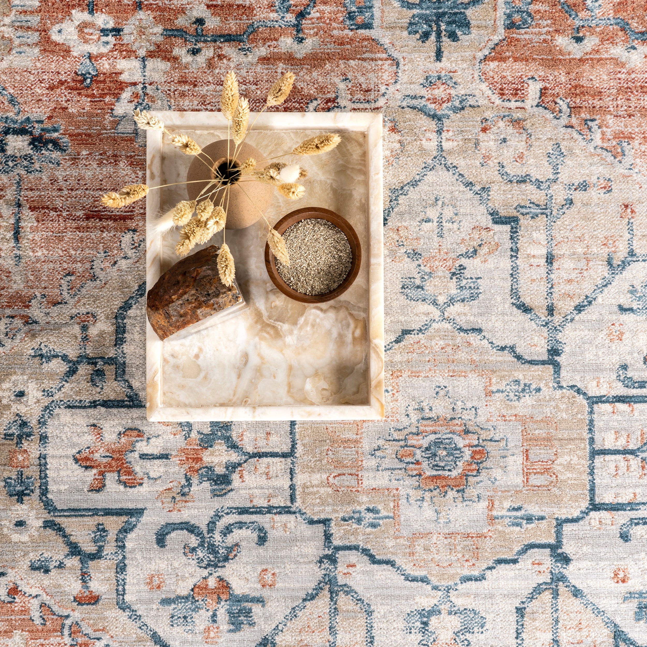 Zara Vintage Medallion Area Rug - Image 6