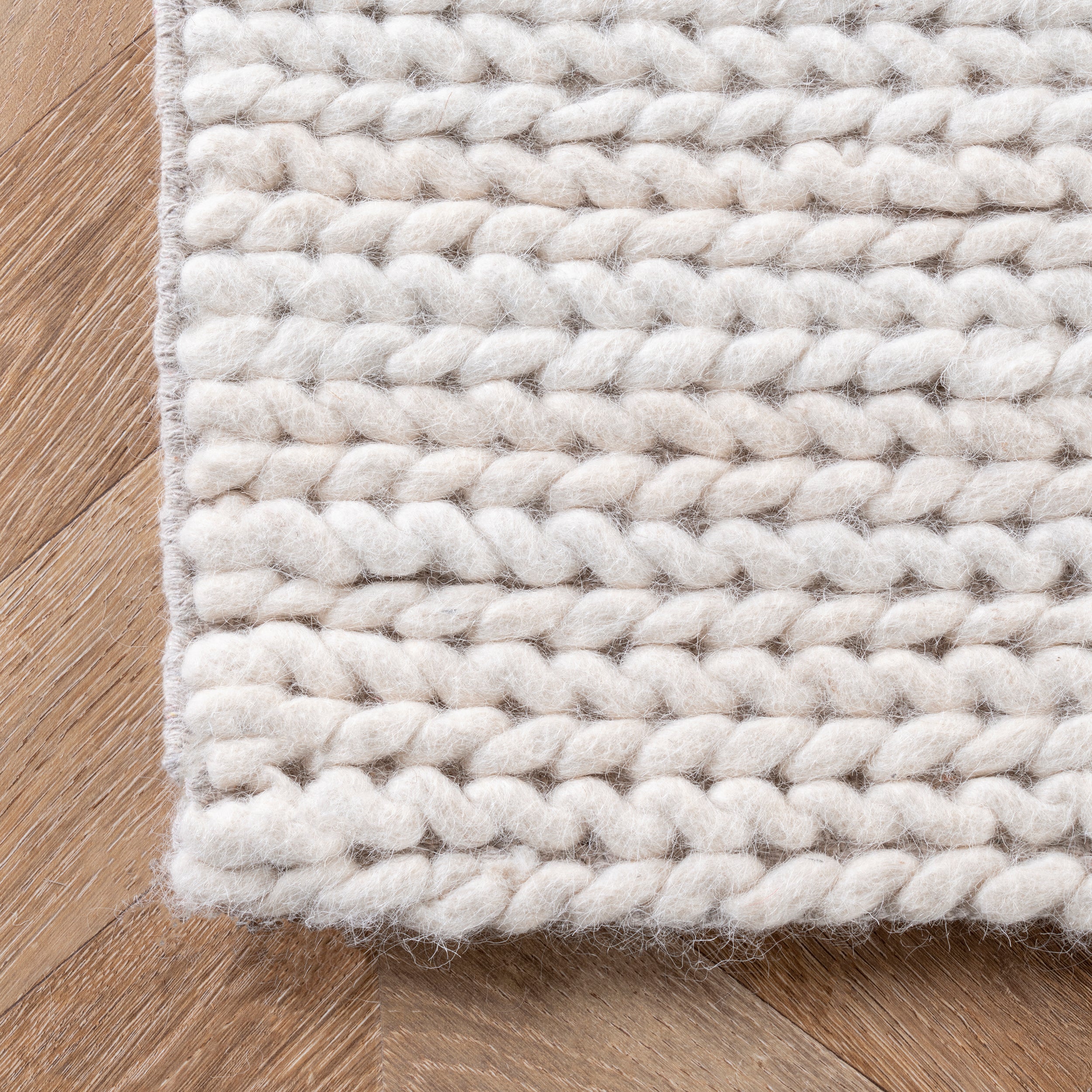 Penelope Braided Wool Area Rug - Image 5