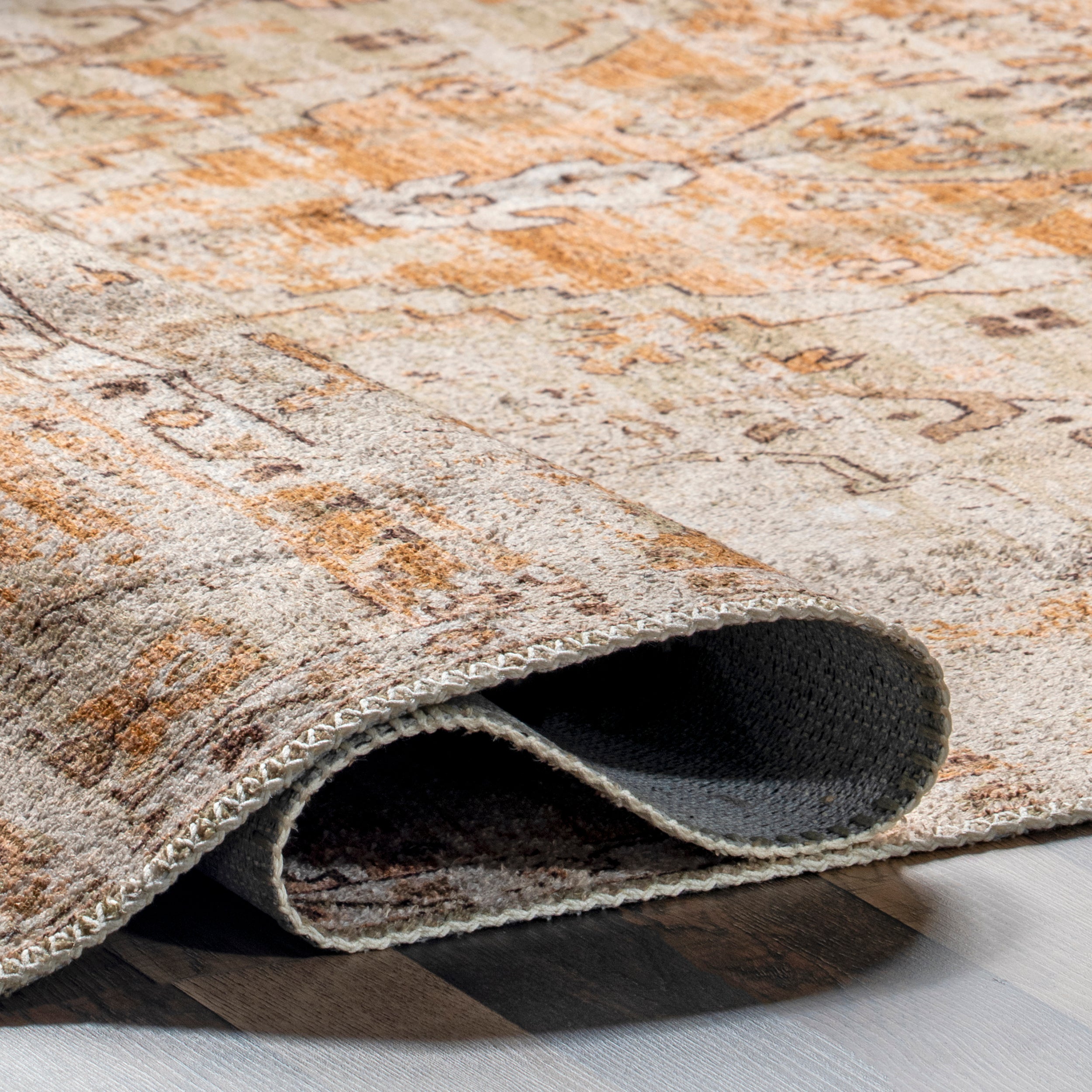 Aada Persian Machine Washable Area Rug - Image 4
