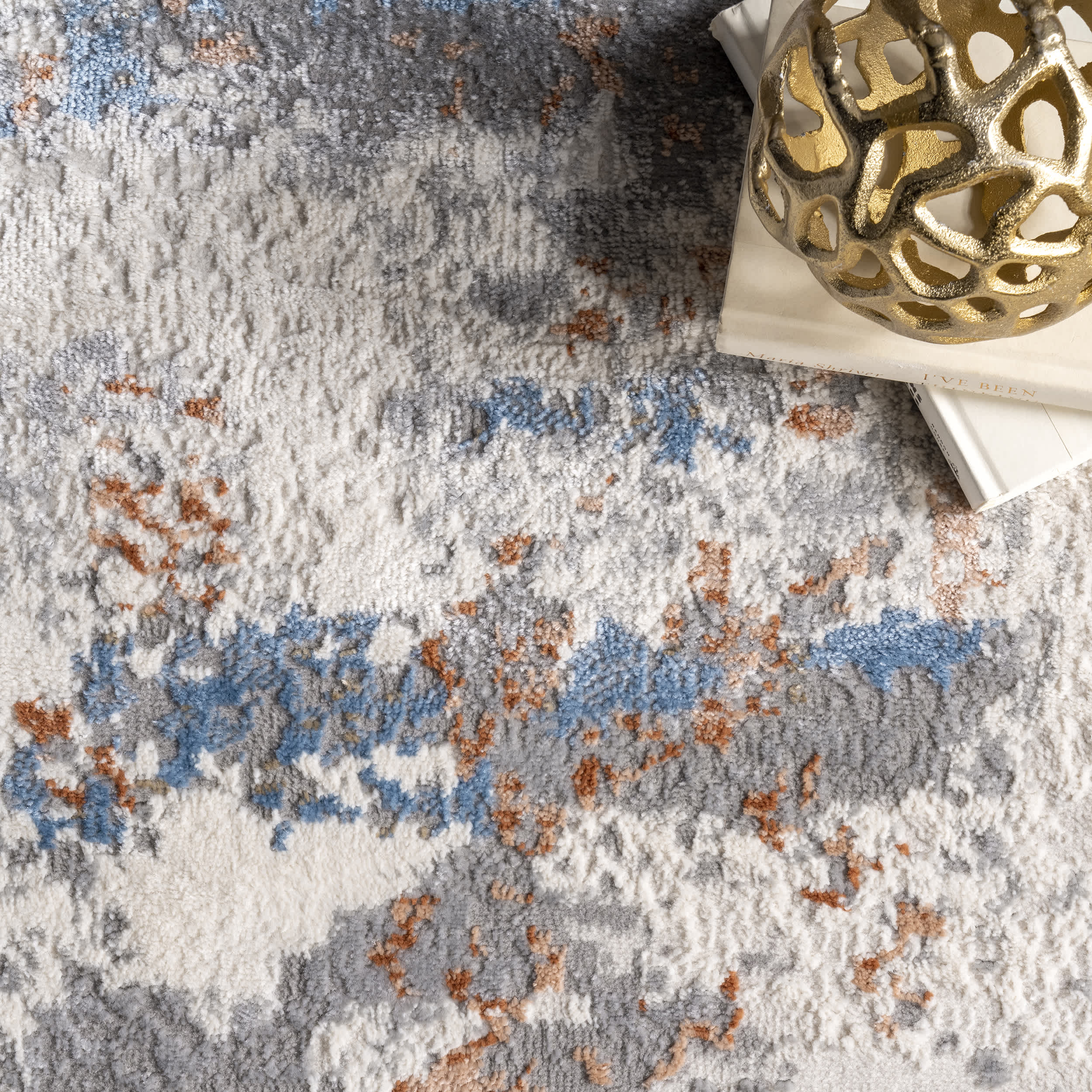 Cleo Modern Abstract Area Rug - Image 6