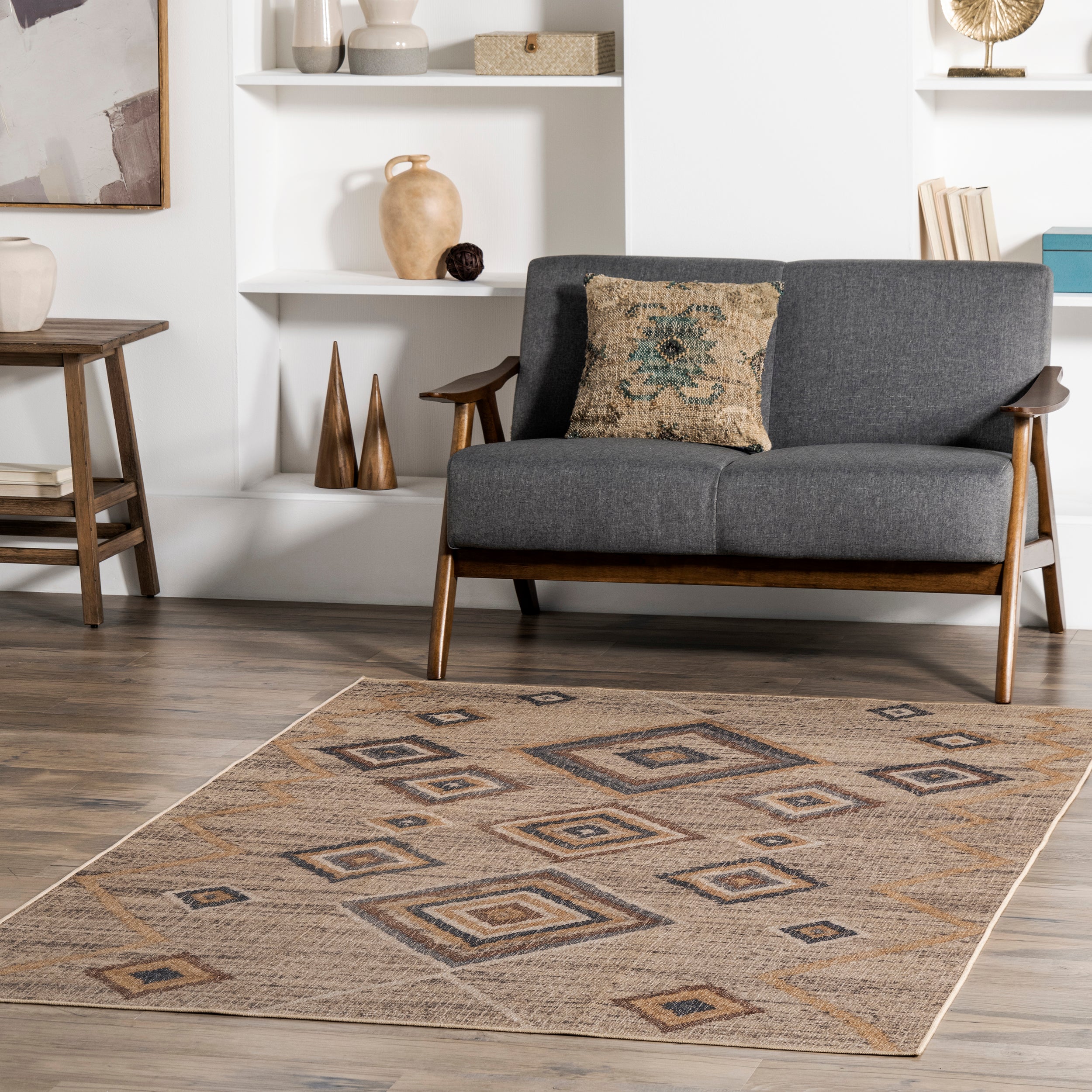 Jonie Bohemian Easy-Jute Machine Washable Area Rug - Image 2