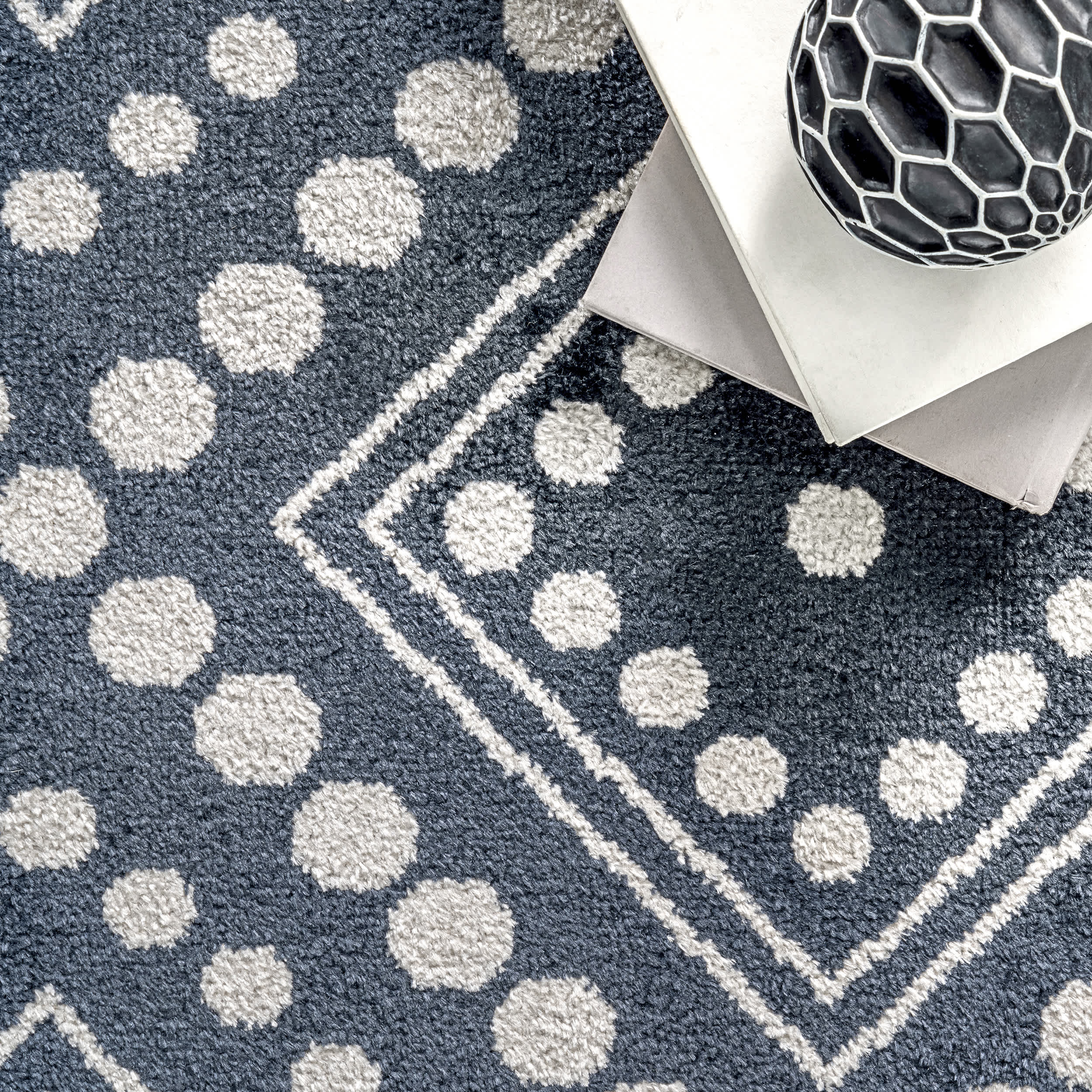 Phyllis Machine Washable Diamond Trellis Area Rug - Image 6