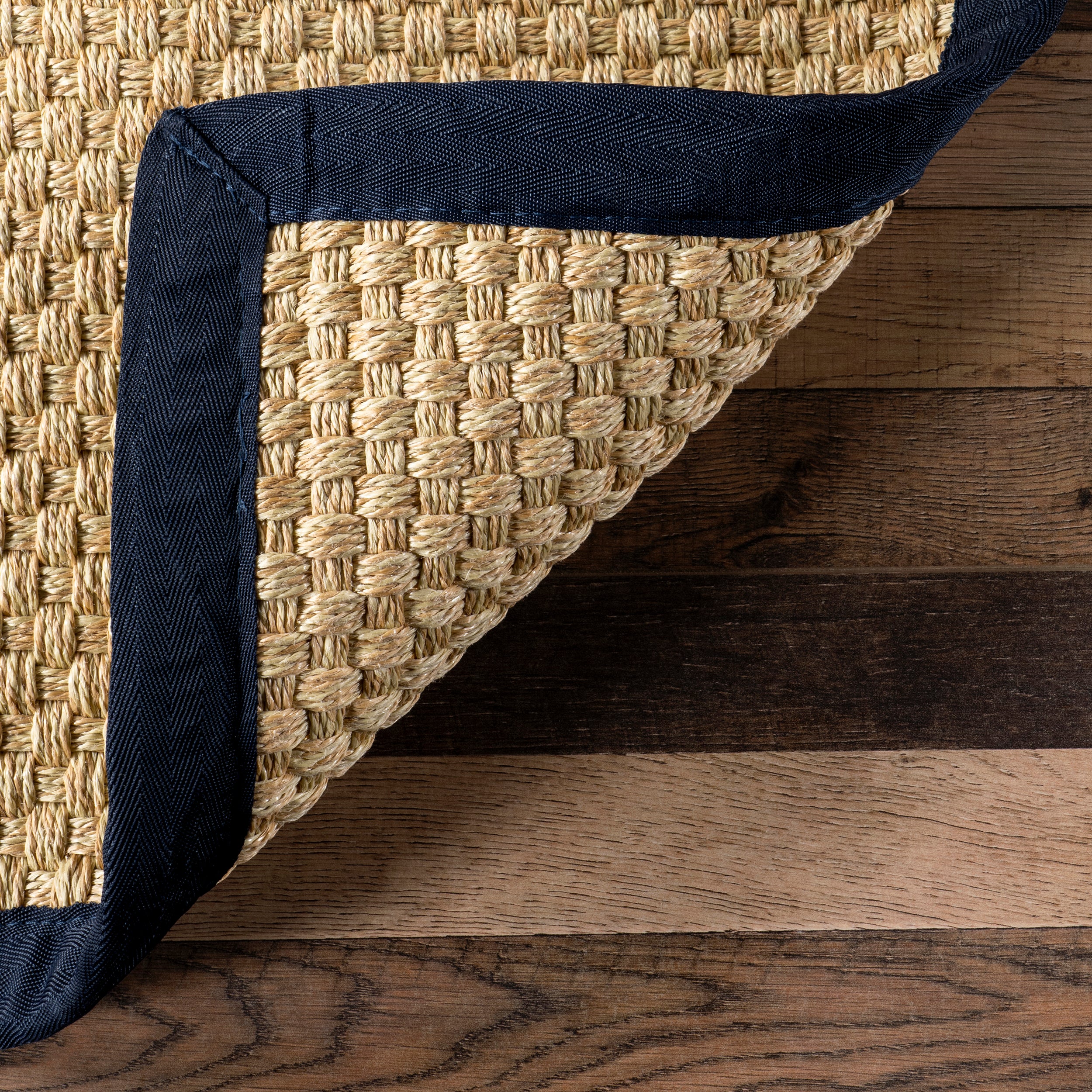 Meena Faux Seagrass Bordered Indoor/Outdoor Area Rug - Image 25