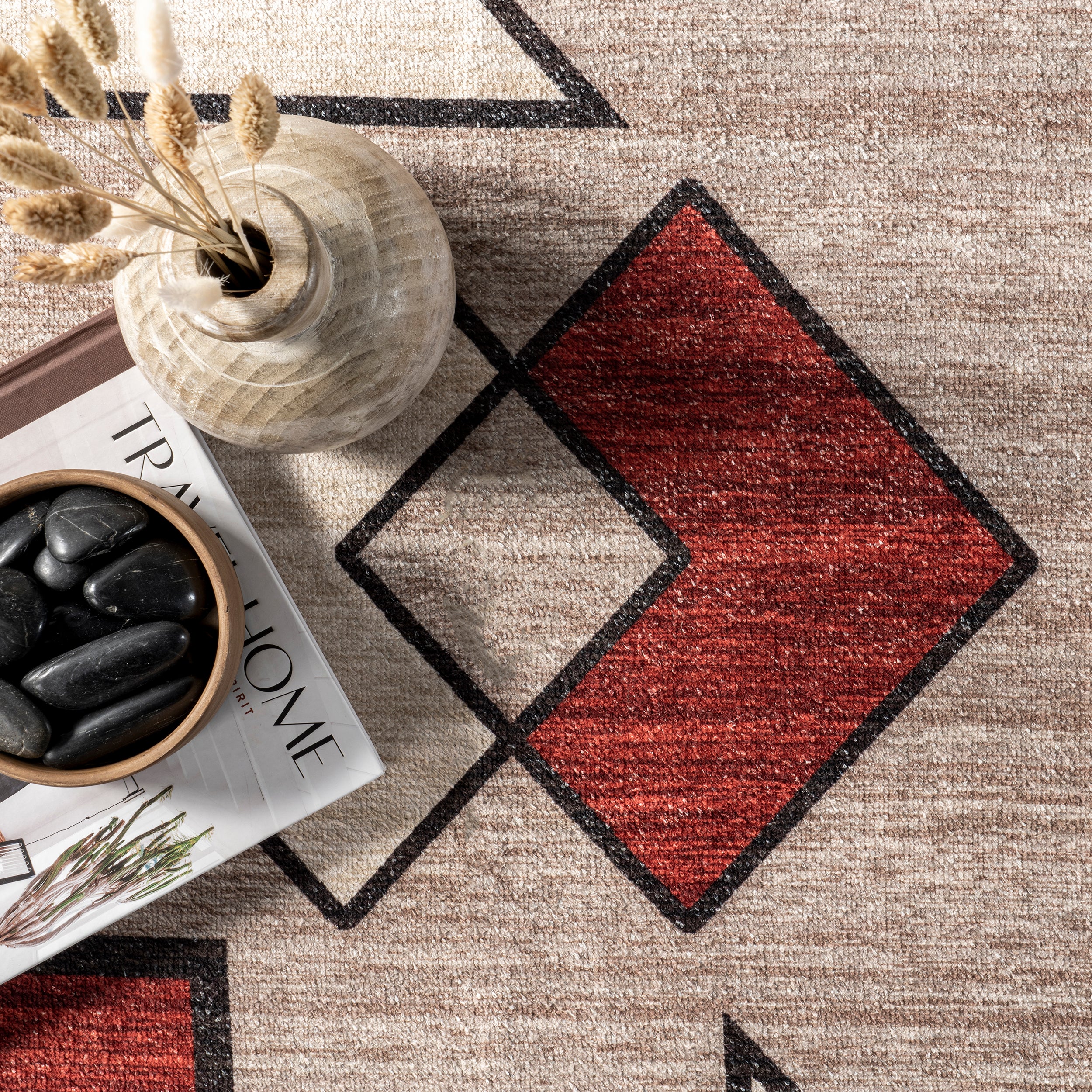 Petra Boho Arrows Machine Washable Area Rug - Image 15