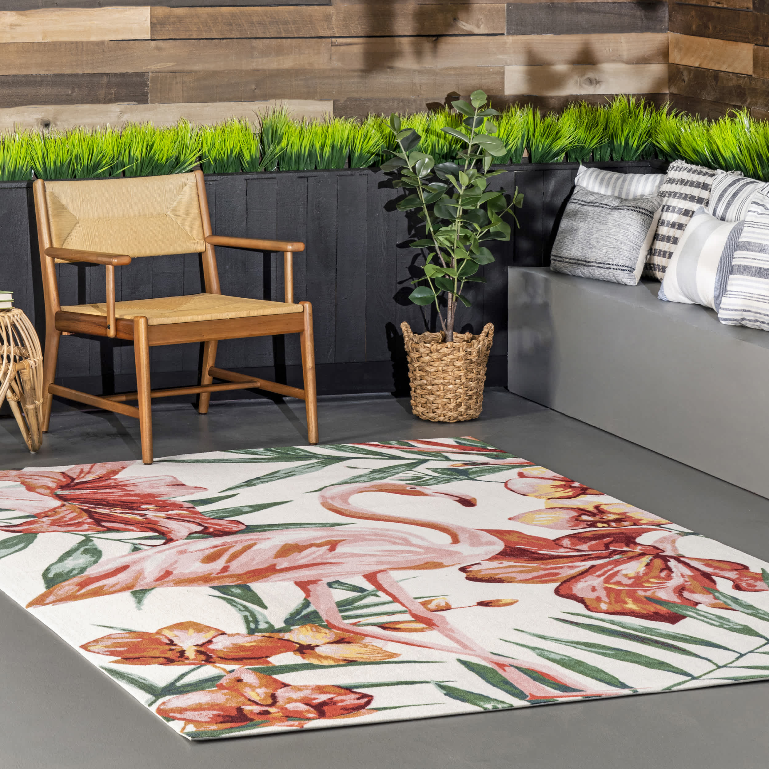 Contemporary Floral Stephanie Area Rug - Image 2