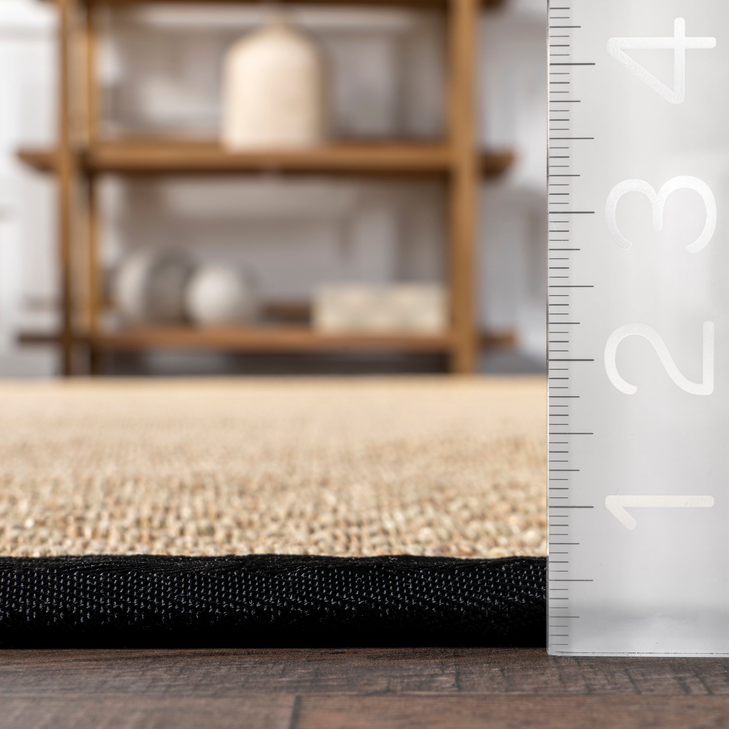 Meena Faux Seagrass Bordered Indoor/Outdoor Area Rug - Image 12
