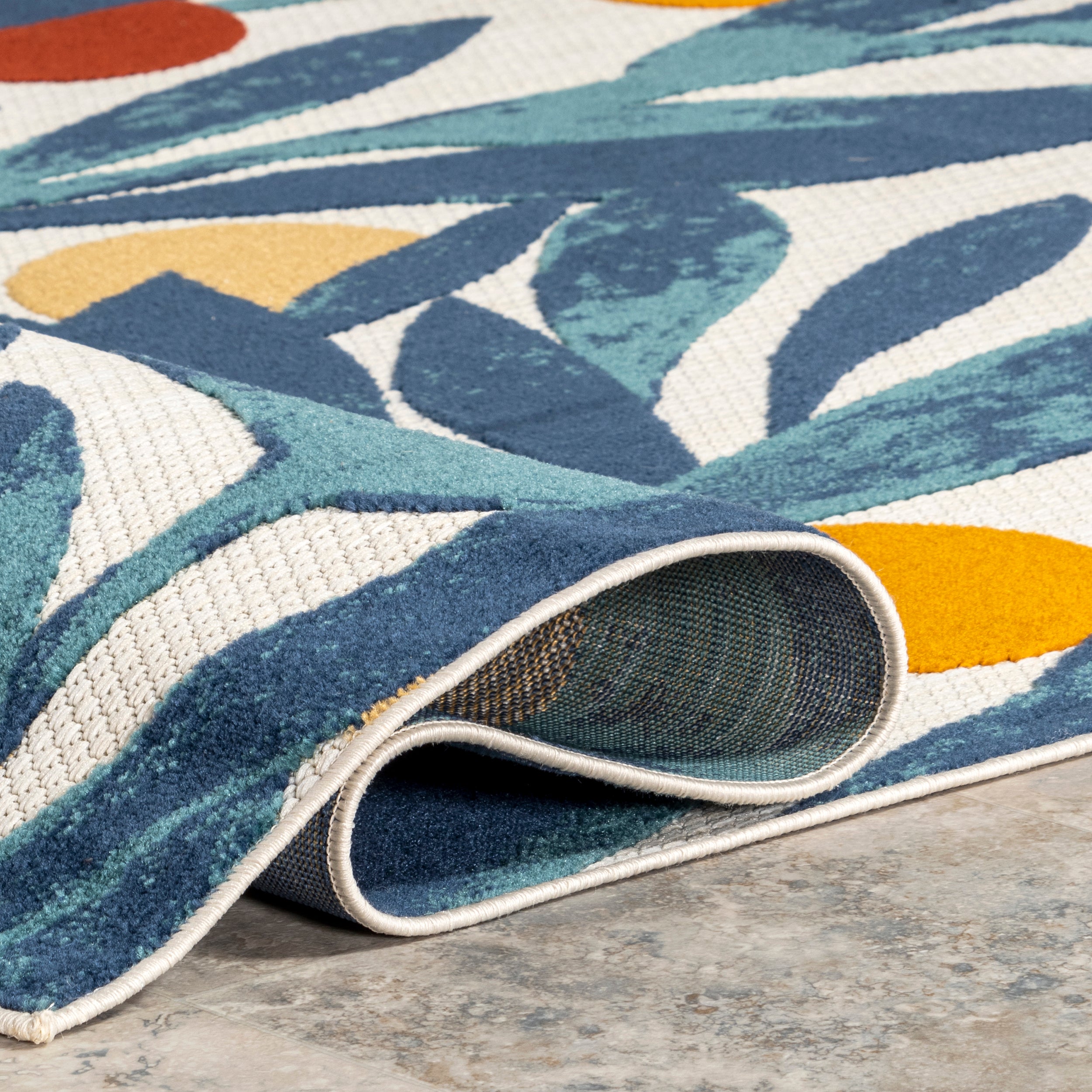 Jenny Floral Indoor/Outdoor Area Rug - Image 4