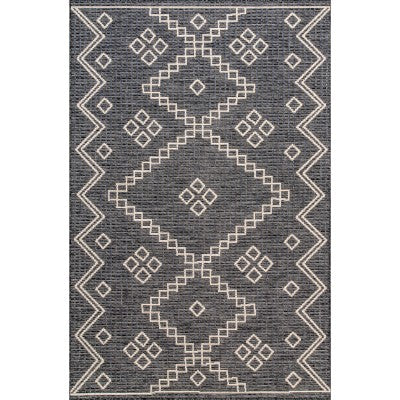 Julieta Diamonded Helix Indoor/Outdoor Area Rug
