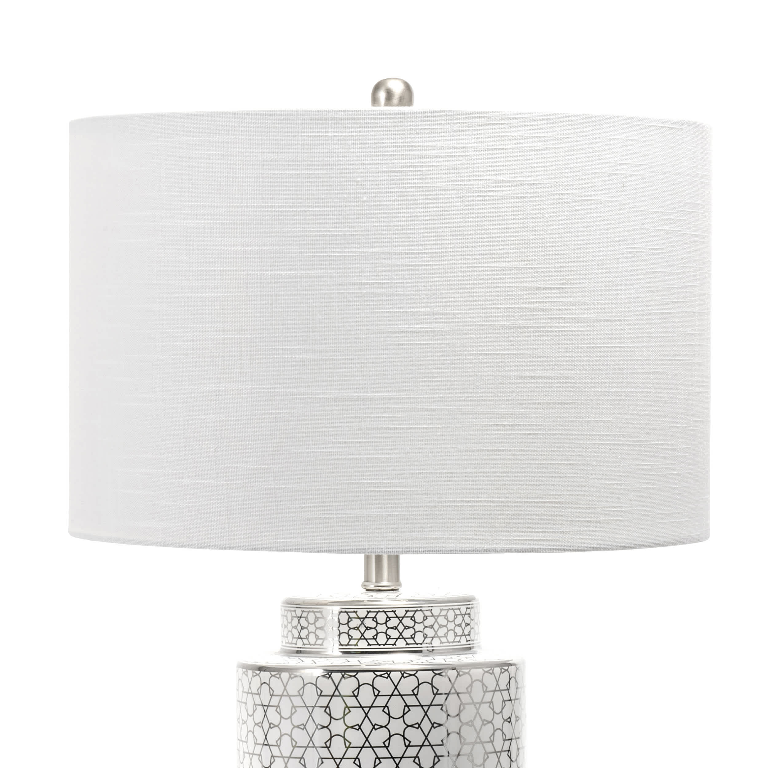 Austin 29 Ceramic Floral Trellis Table Lamp - Image 6