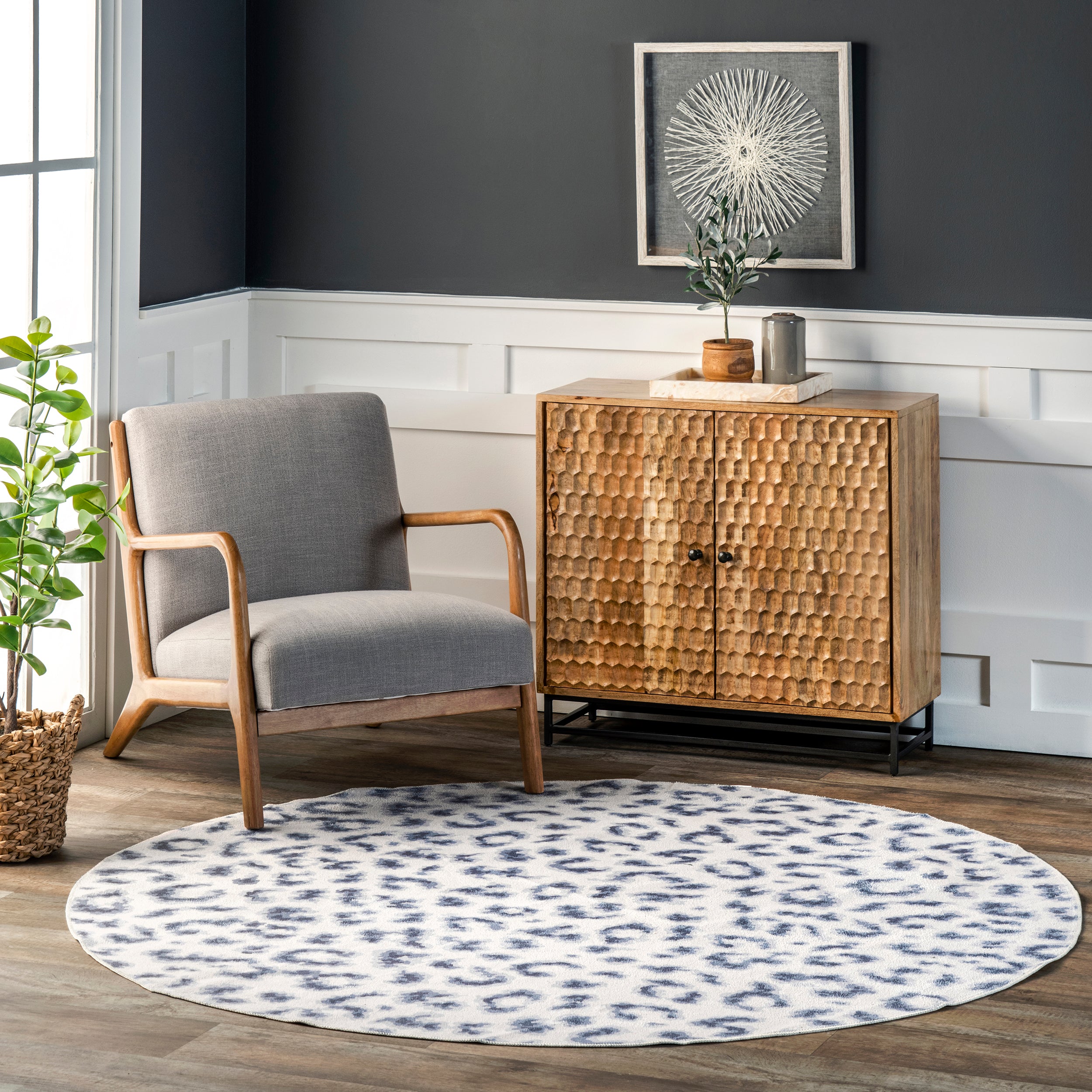 Mason Machine Washable Contemporary Leopard Print Area Rug - Image 10