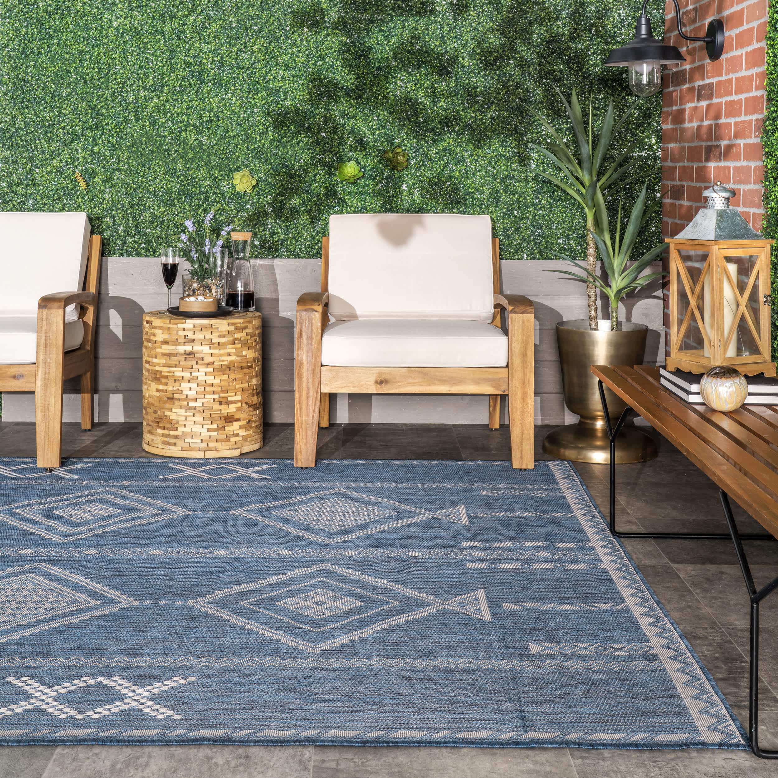 Aria Tribal Transitional Indoor/Outdoor Area Rug - Image 26