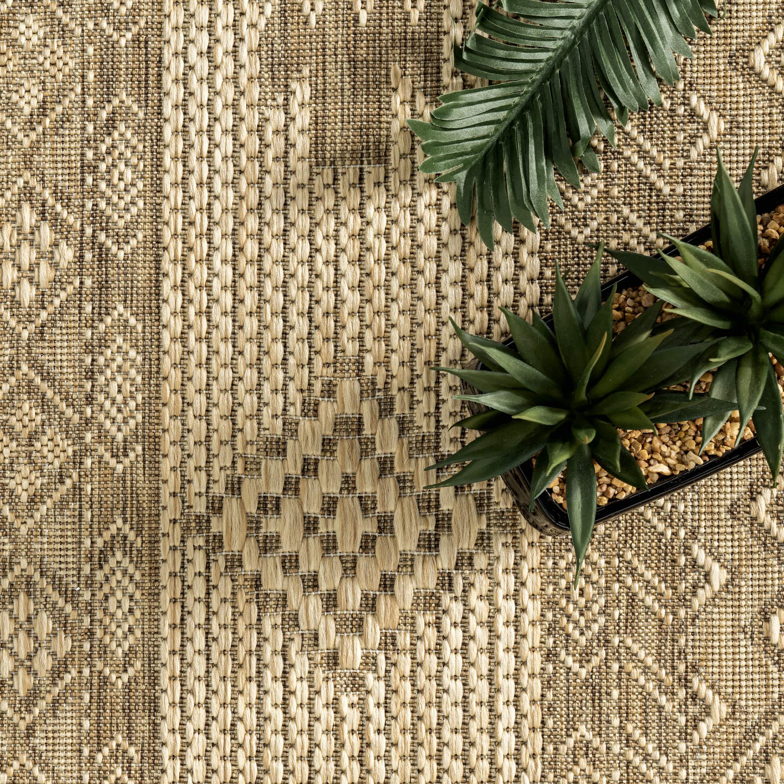 Jemma Tribal Bands Indoor/Outdoor Area Rug - Image 6
