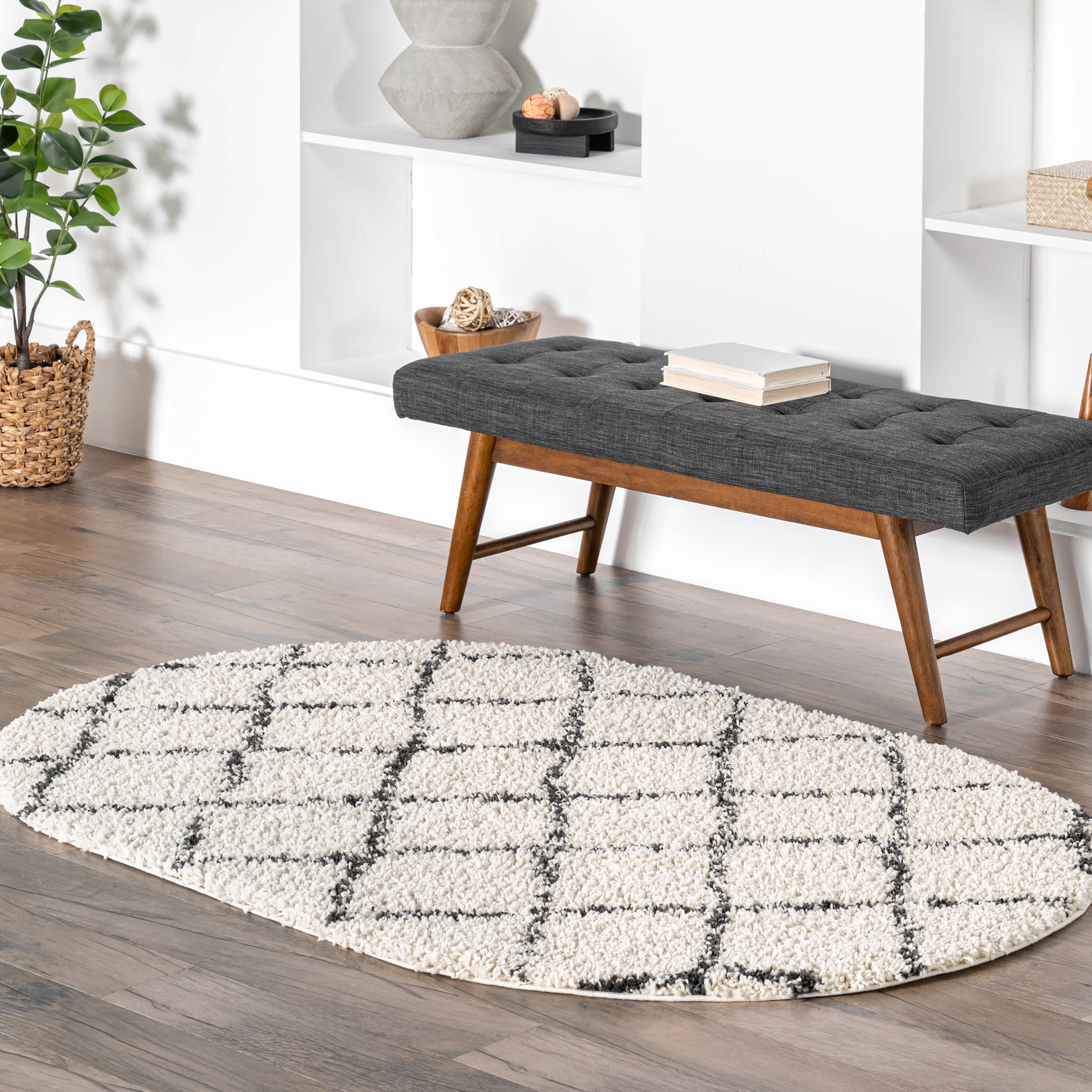 Jessie Moroccan Lattice Tassel Area Rug - Image 10