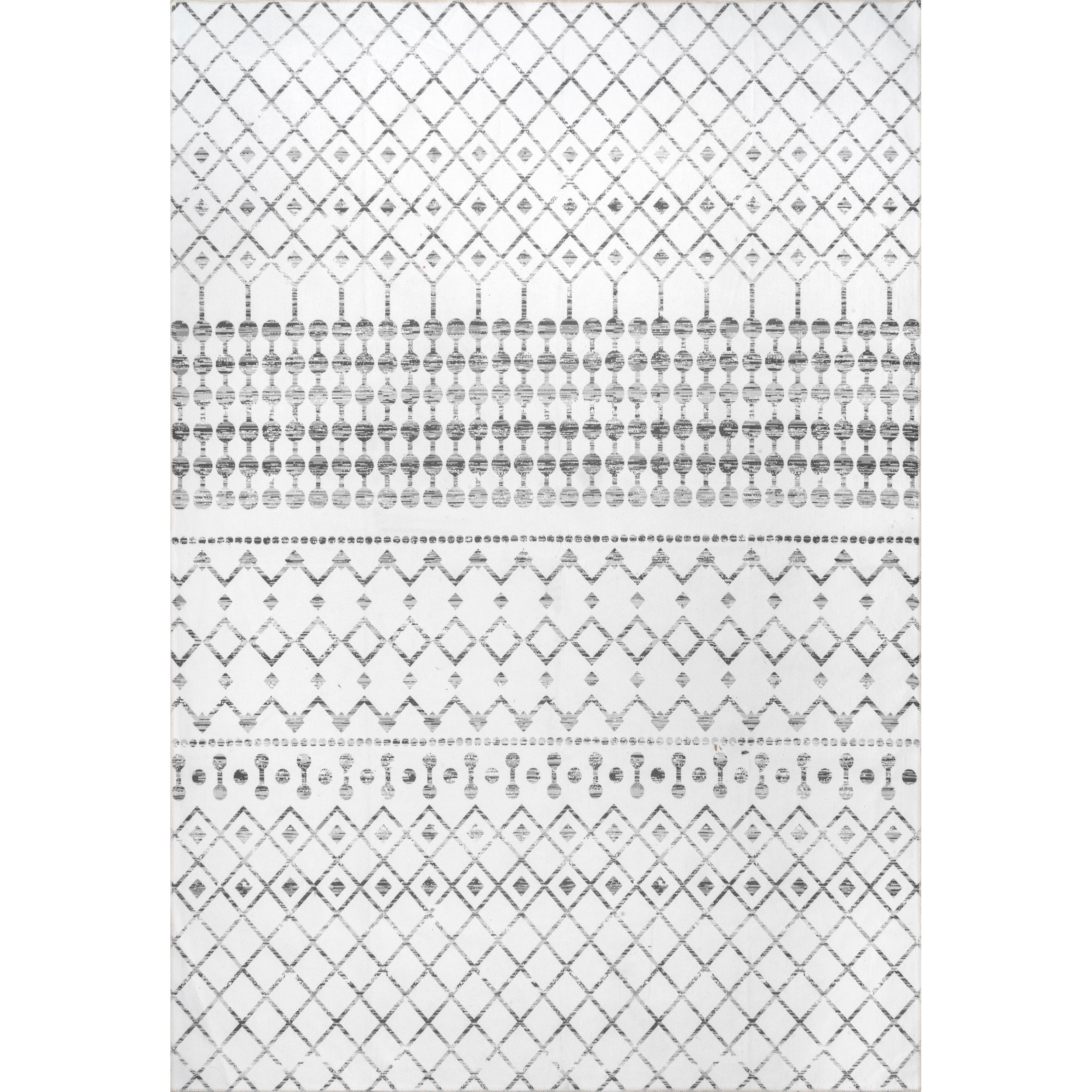 Moroccan Blythe Machine Washable Area Rug