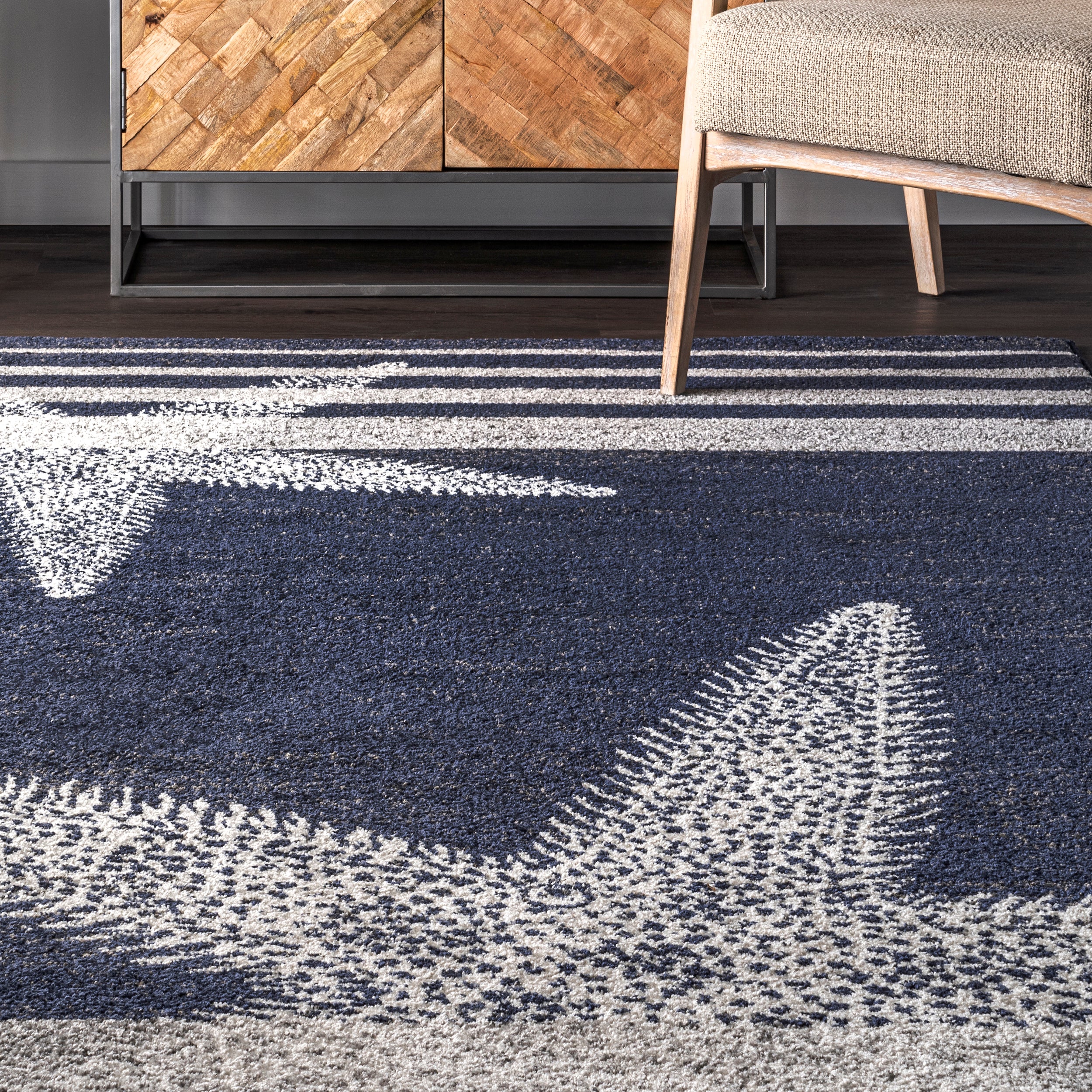 Thomas Paul Starfish and Striped Area Rug - Image 21