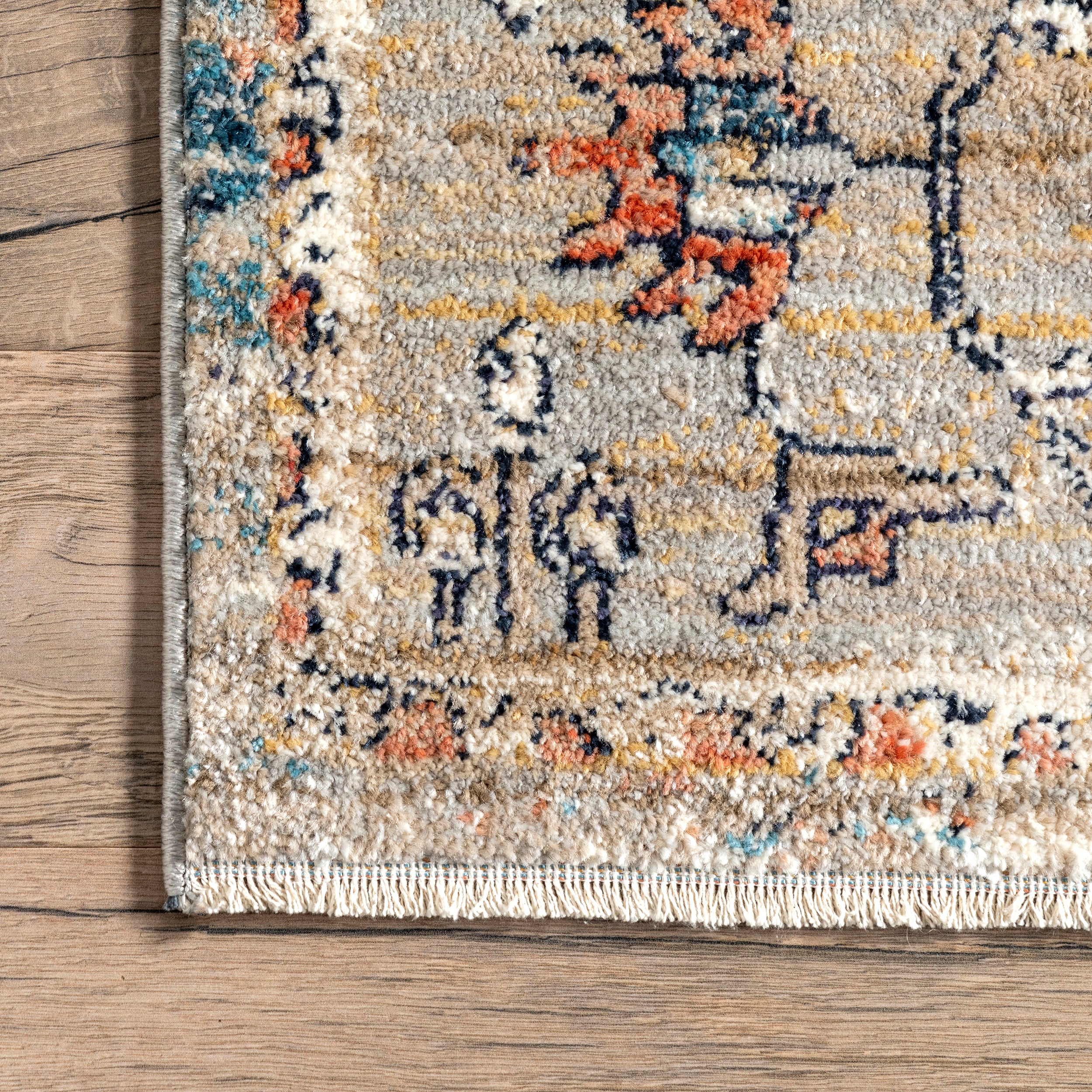 Marley Traditional Medallion Fringe Area Rug - Image 5