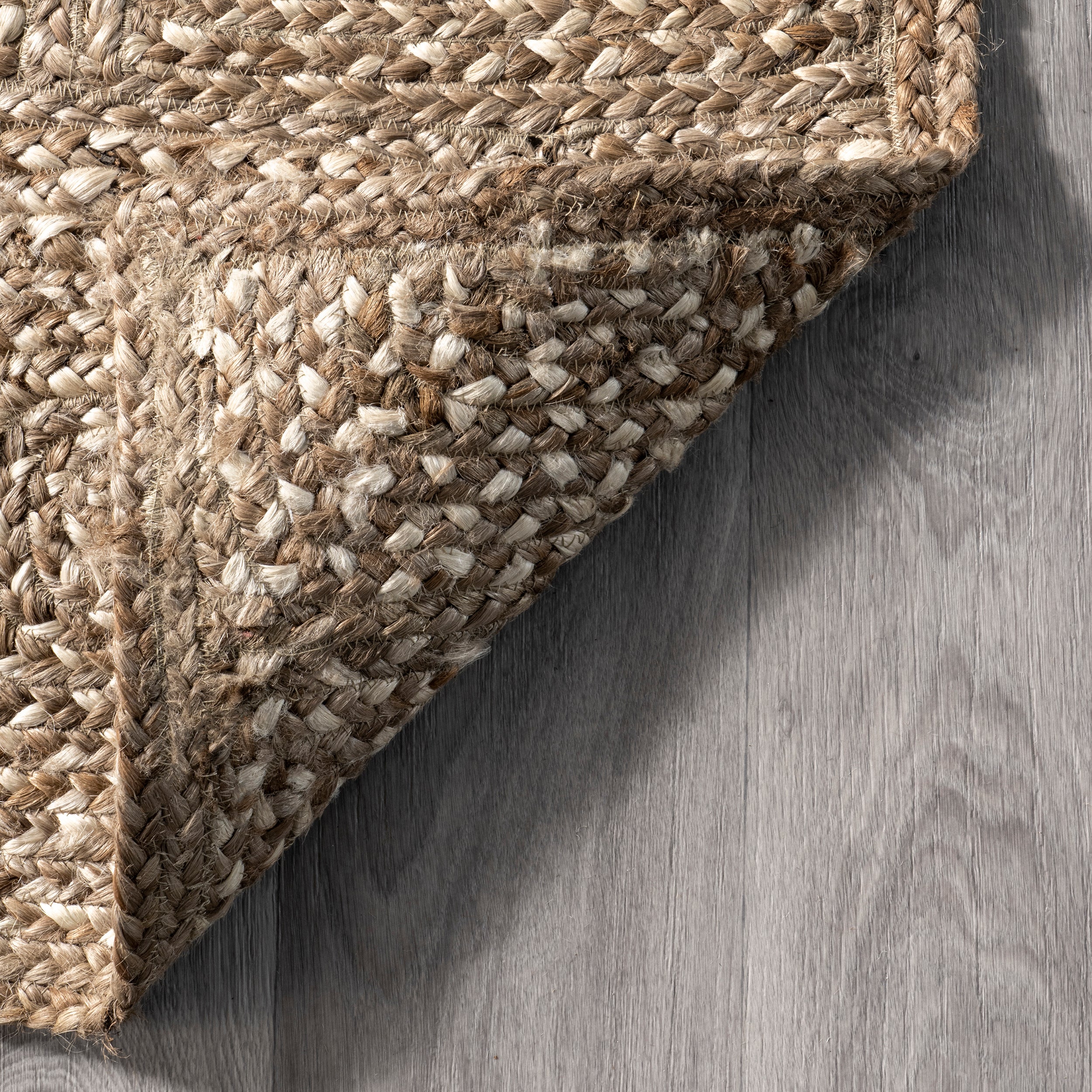 Leva Square Tiled Jute Area Rug - Image 7