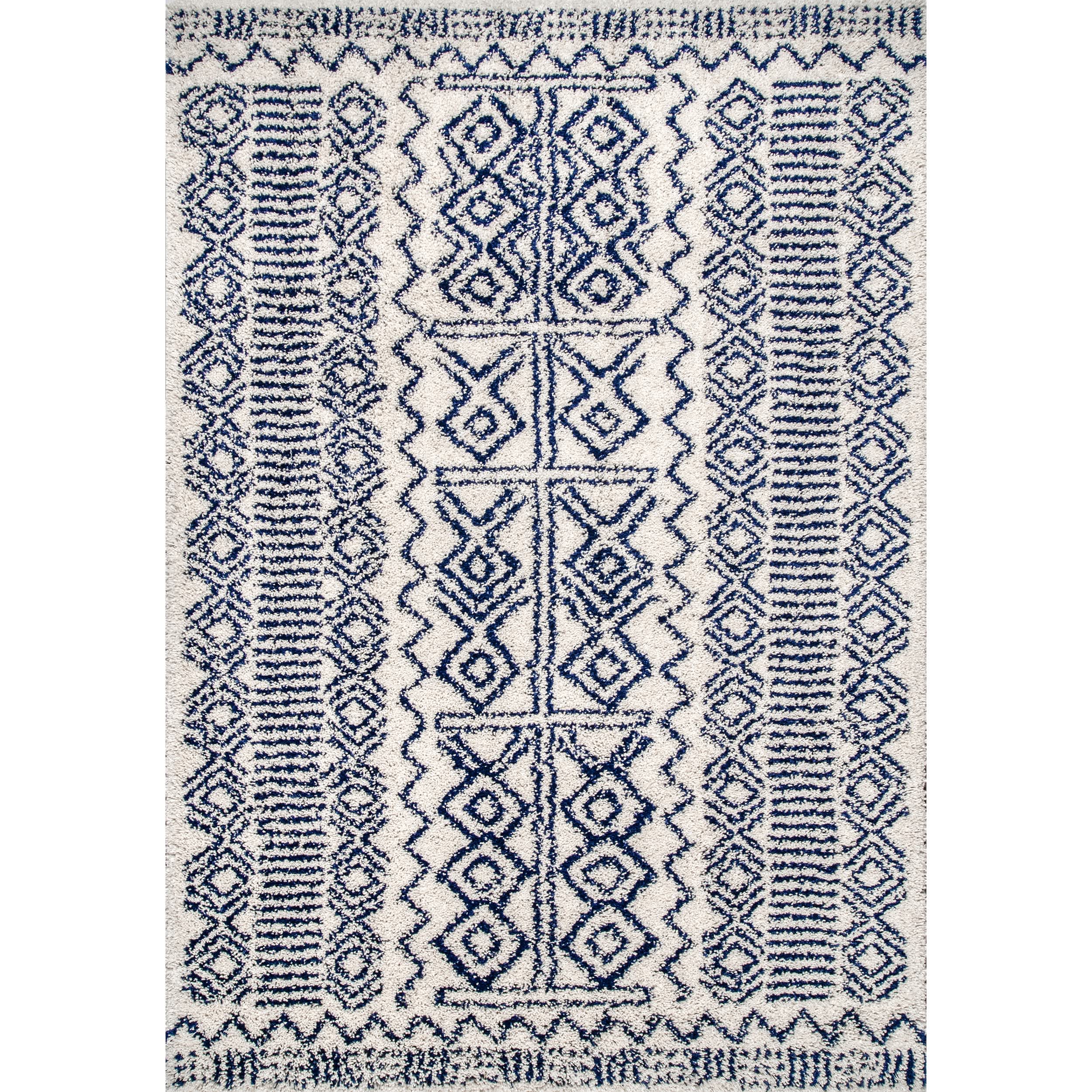 Hurley Tribal Shaggy Area Rug - Image 10