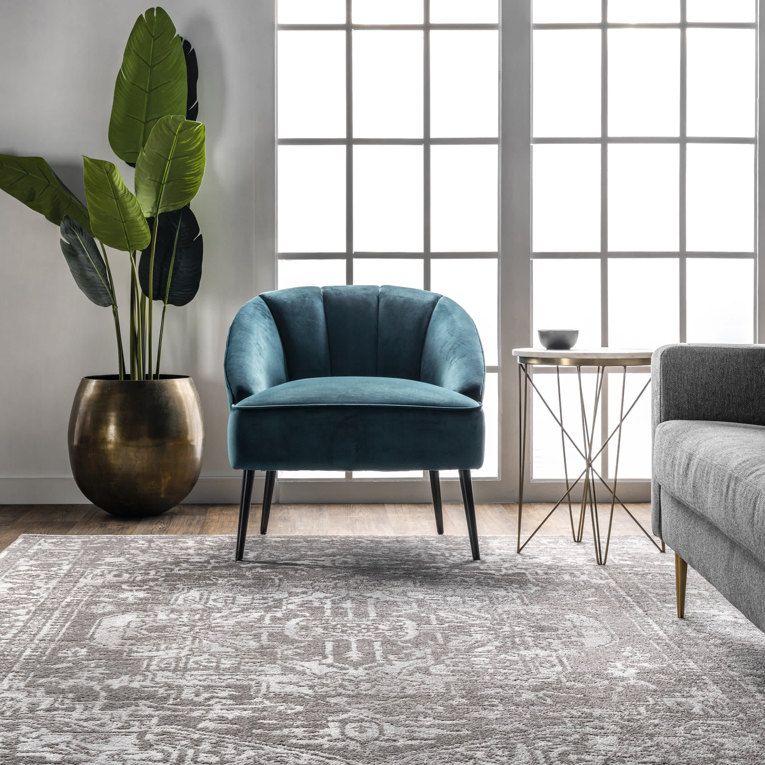Melody Vintage Medallion Area Rug - Image 8