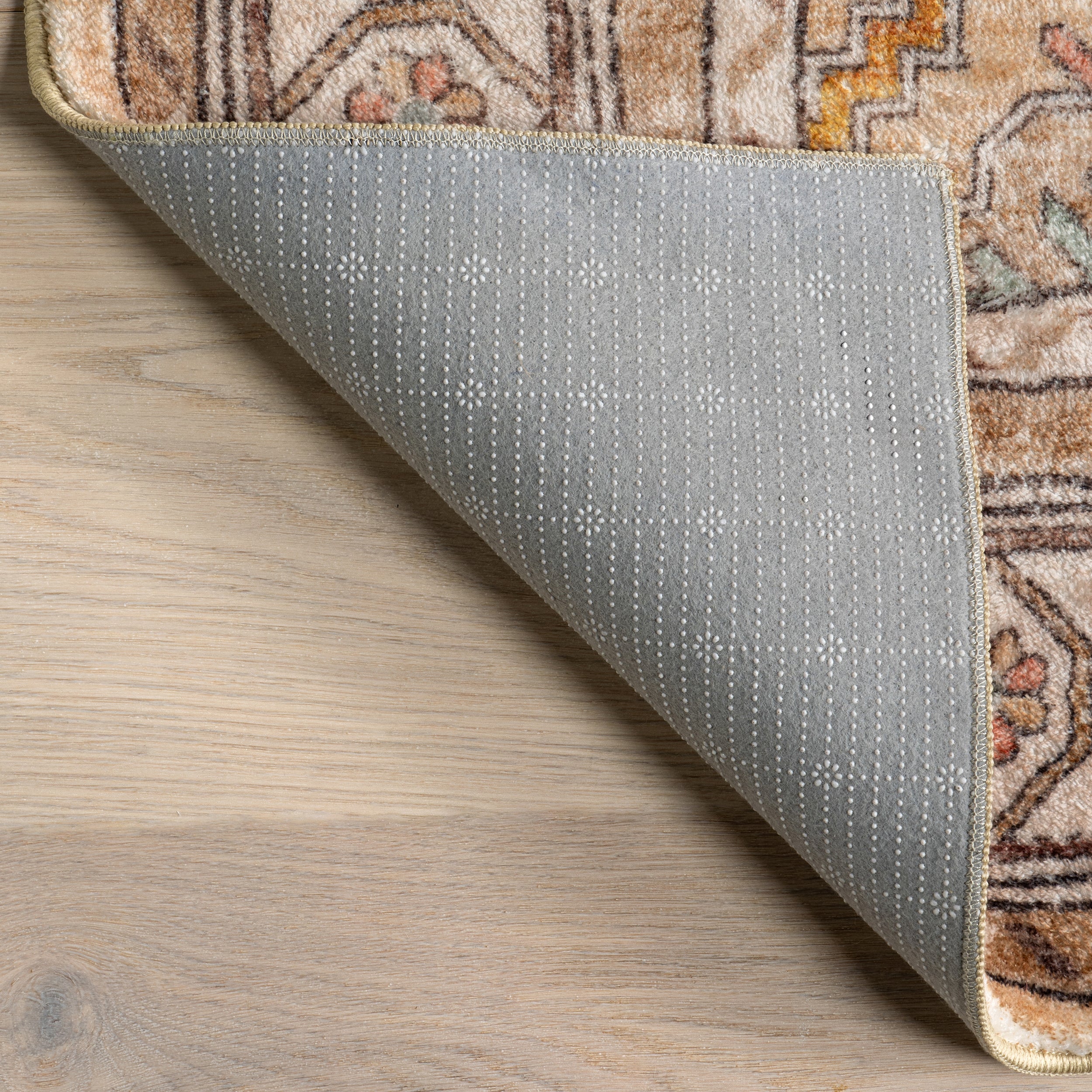 Hollyn Vintage Medallion Machine Washable Area Rug - Image 7