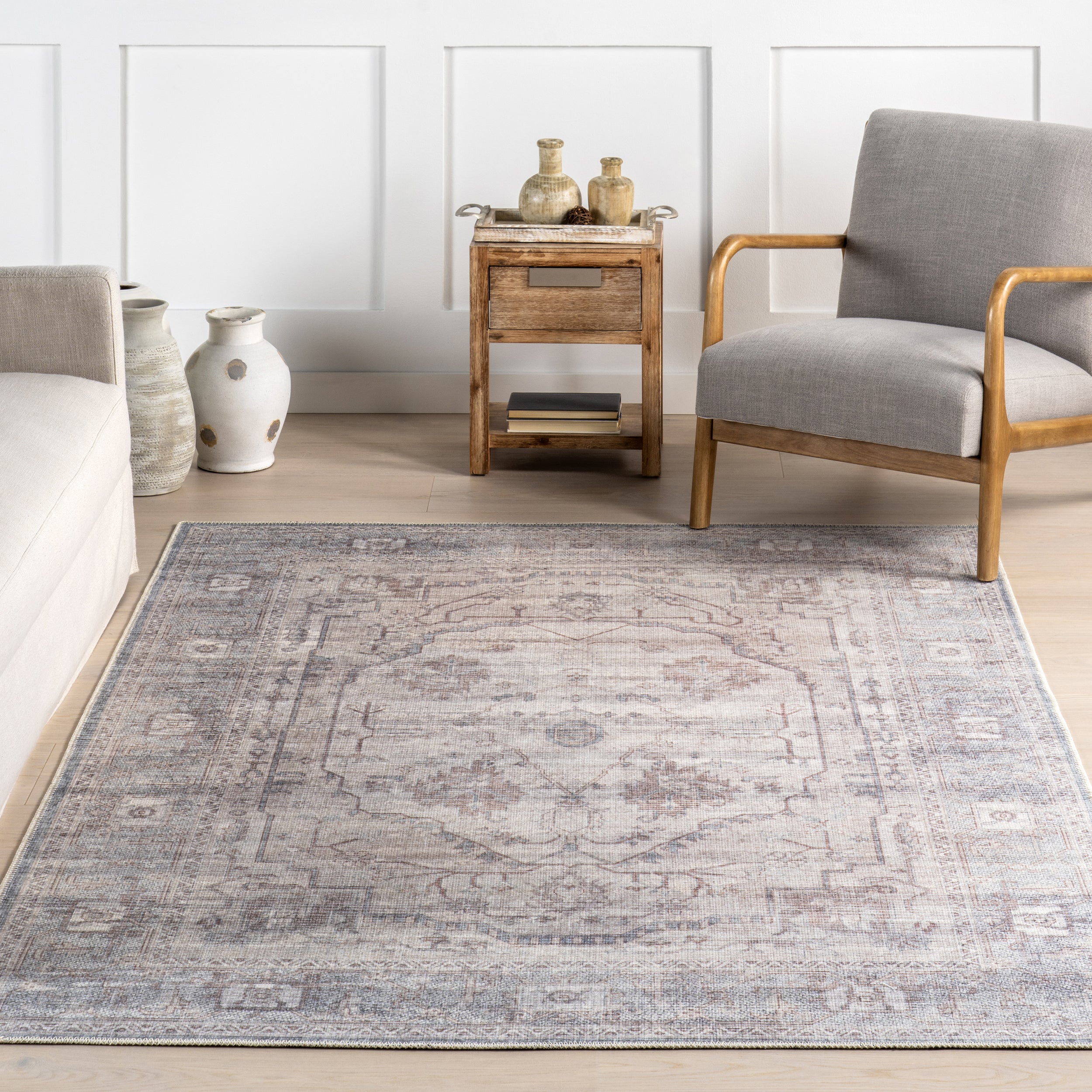 Green Haven Collection Noemie Recycled Cotton Machine Washable Area Rug - Image 9