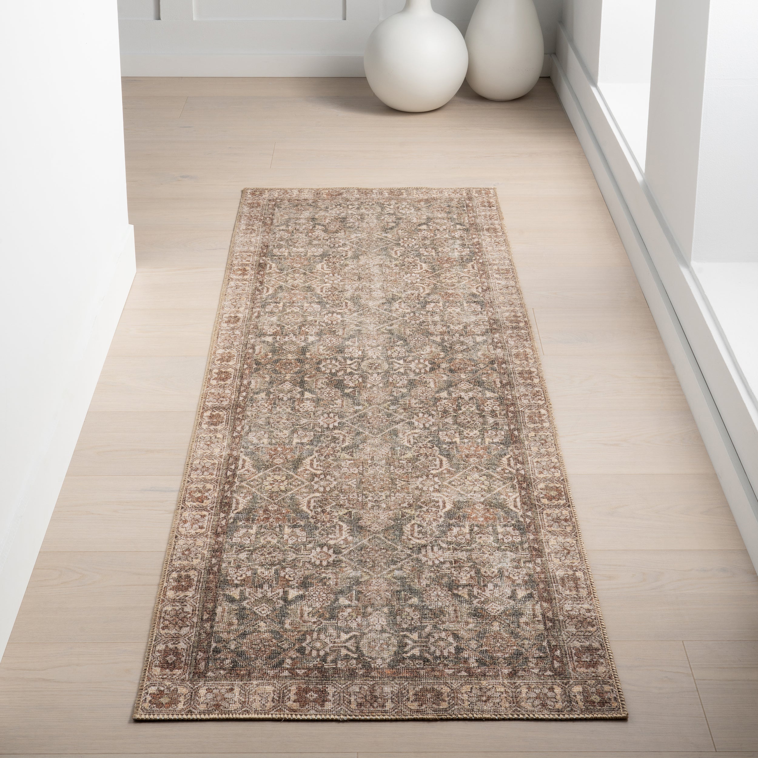 Hillstone Collection Calianna Traditional Vintage Medallion Area Rug - Image 10