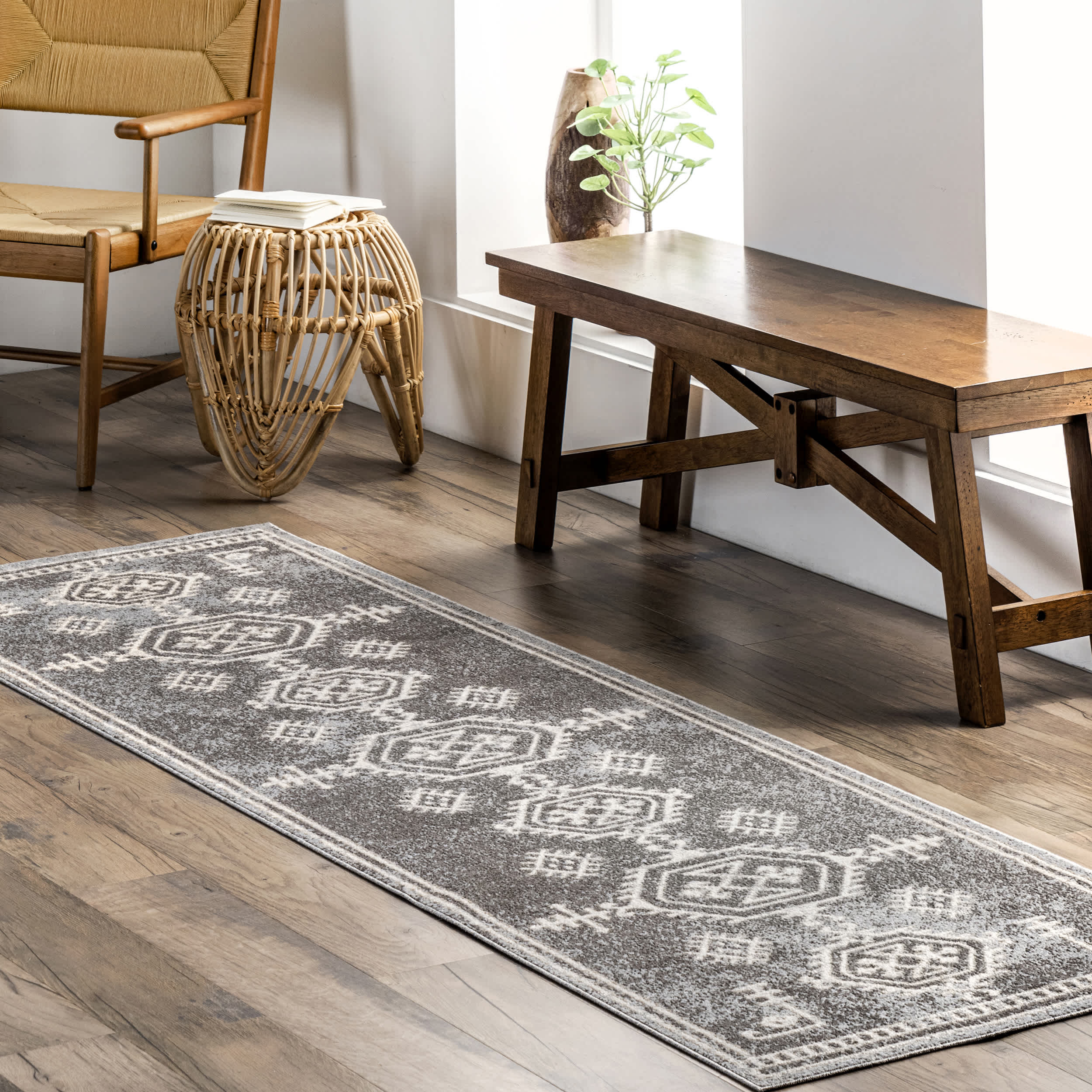 Kyleigh Machine Washable Southwestern Area Rug - Image 22