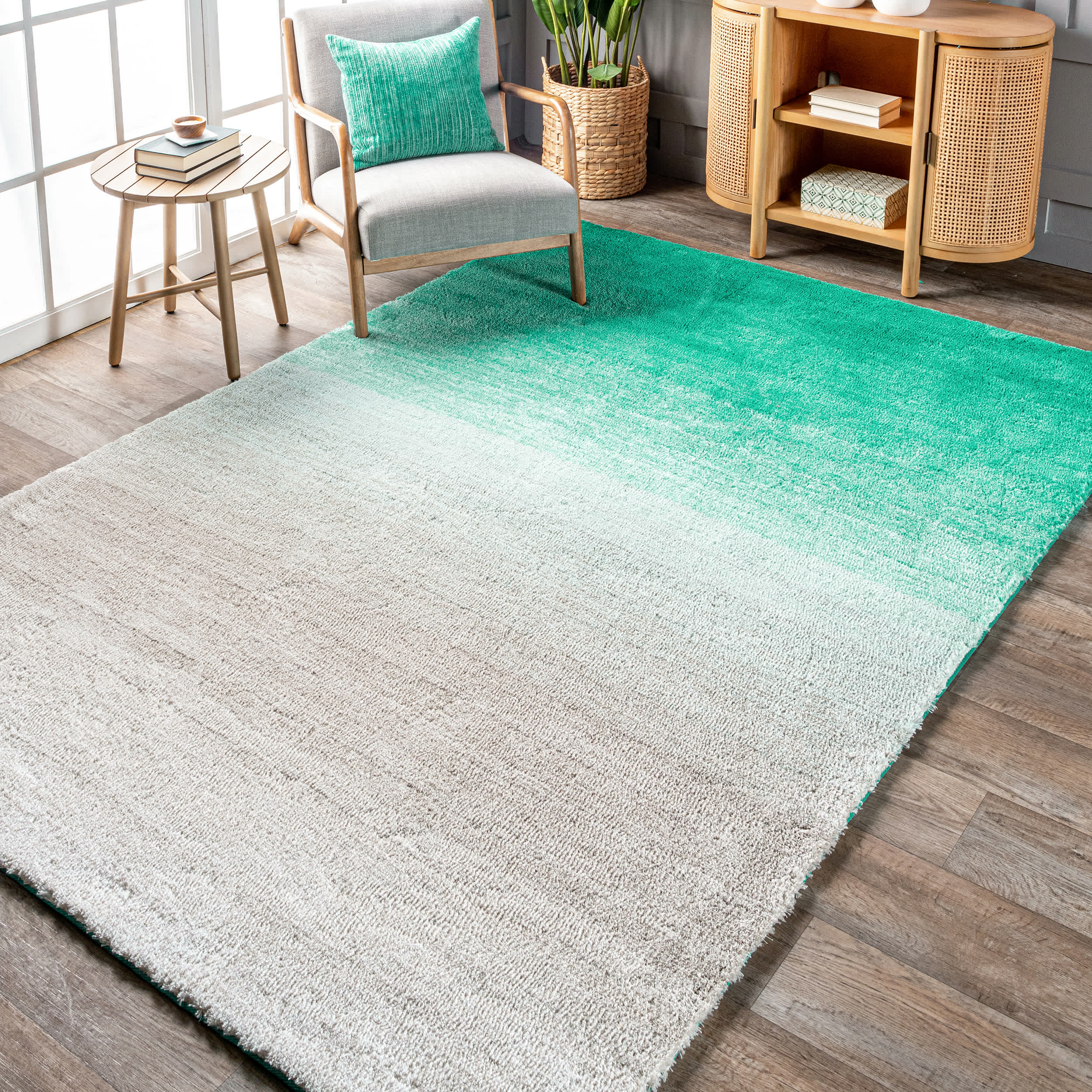 Handmade Ombre Shag - Image 9