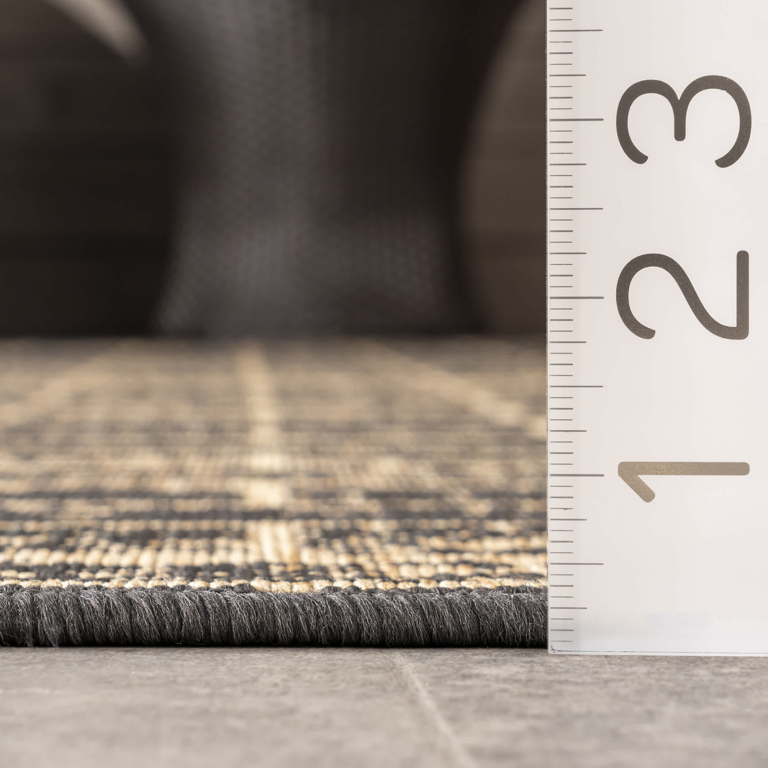 Justina Abstract Brick Indoor/Outdoor Area Rug - Image 3