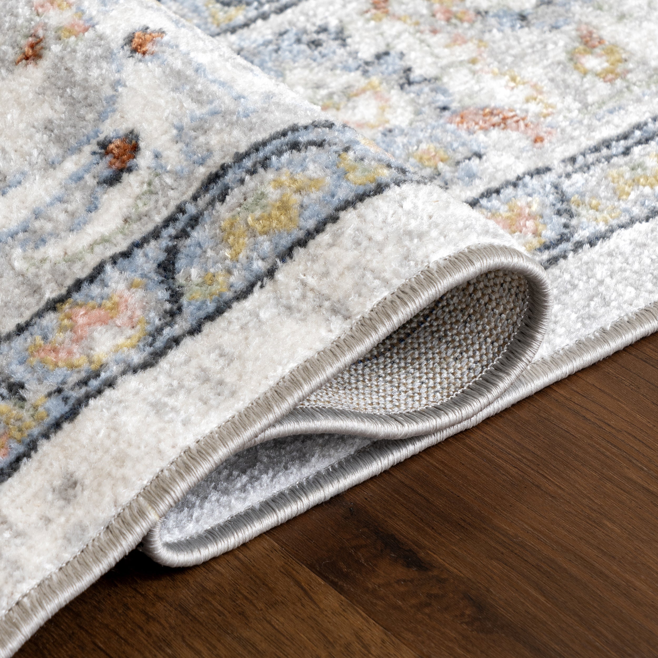 Lyric Medallion Machine Washable Area Rug - Image 4