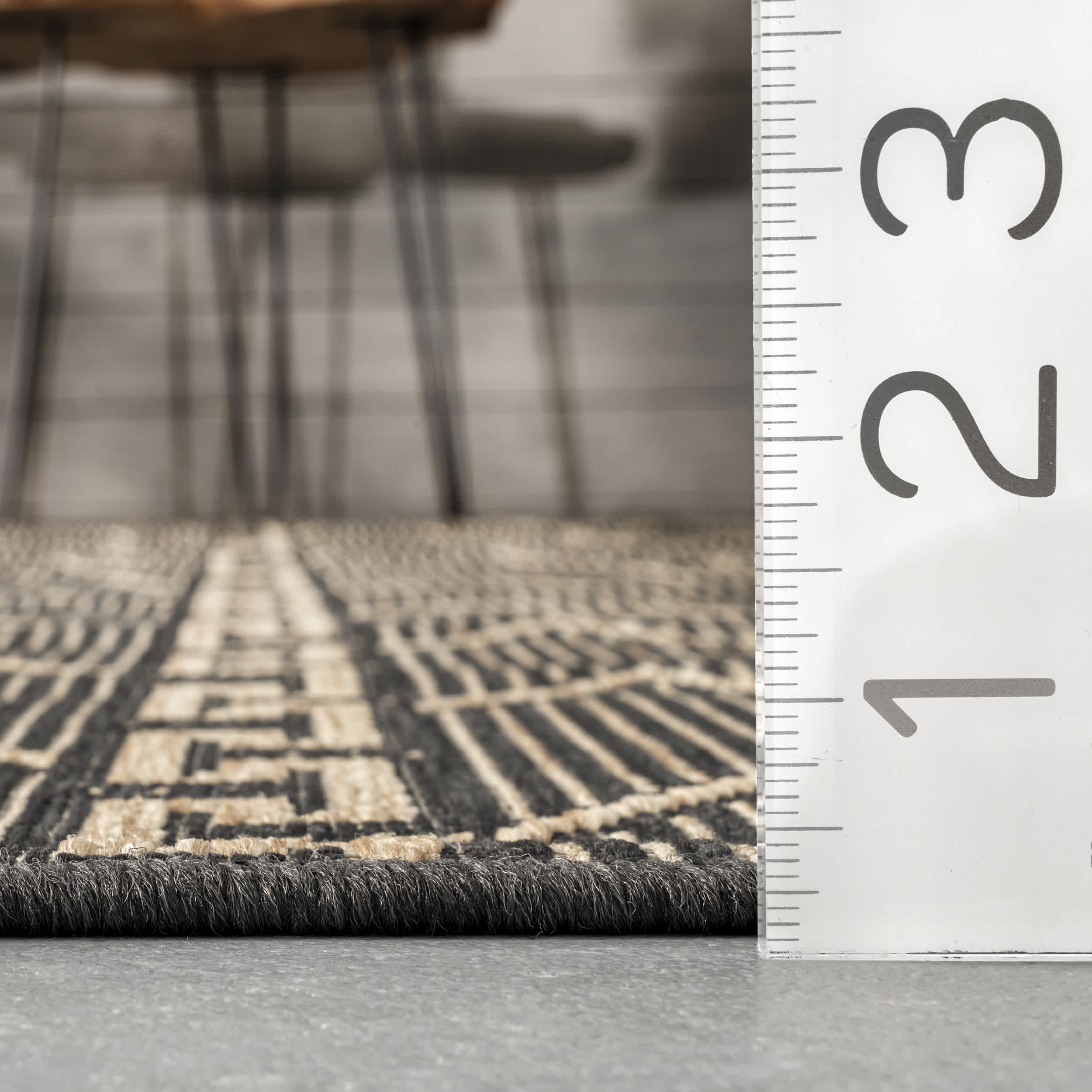 Ivonne Chevron Tribal Indoor/Outdoor Area Rug - Image 3