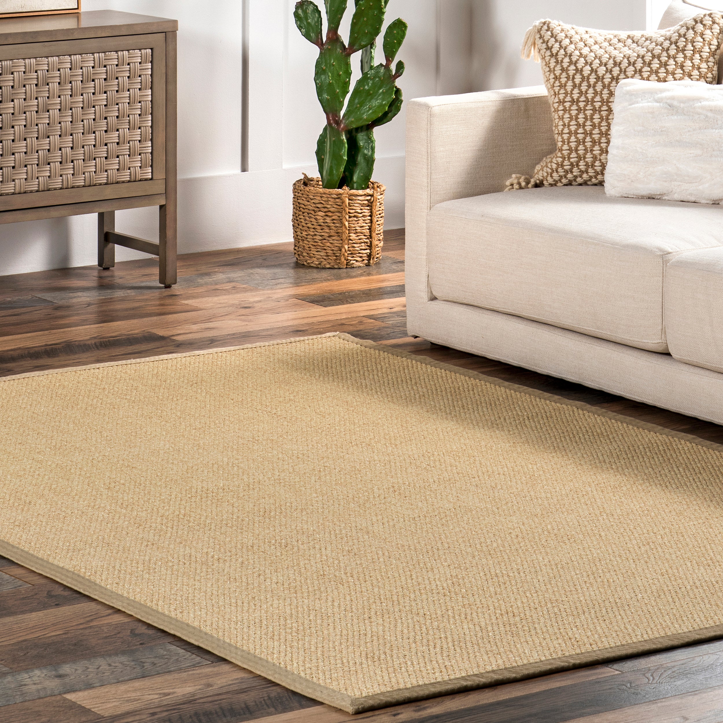 Suki Casual Faux Seagrass Indoor/Outdoor Area Rug - Image 9