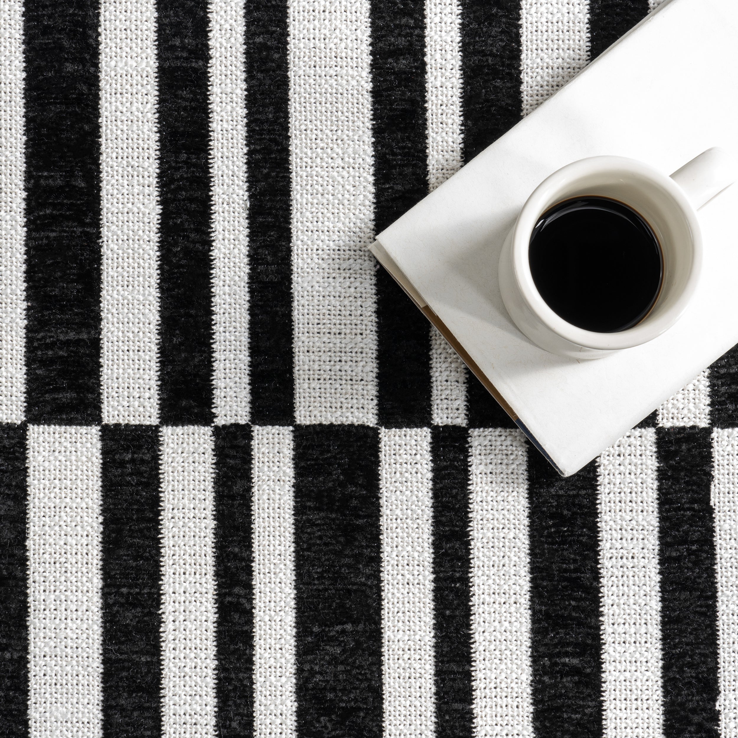 Olea Abstract Machine Washable Area Rug - Image 7