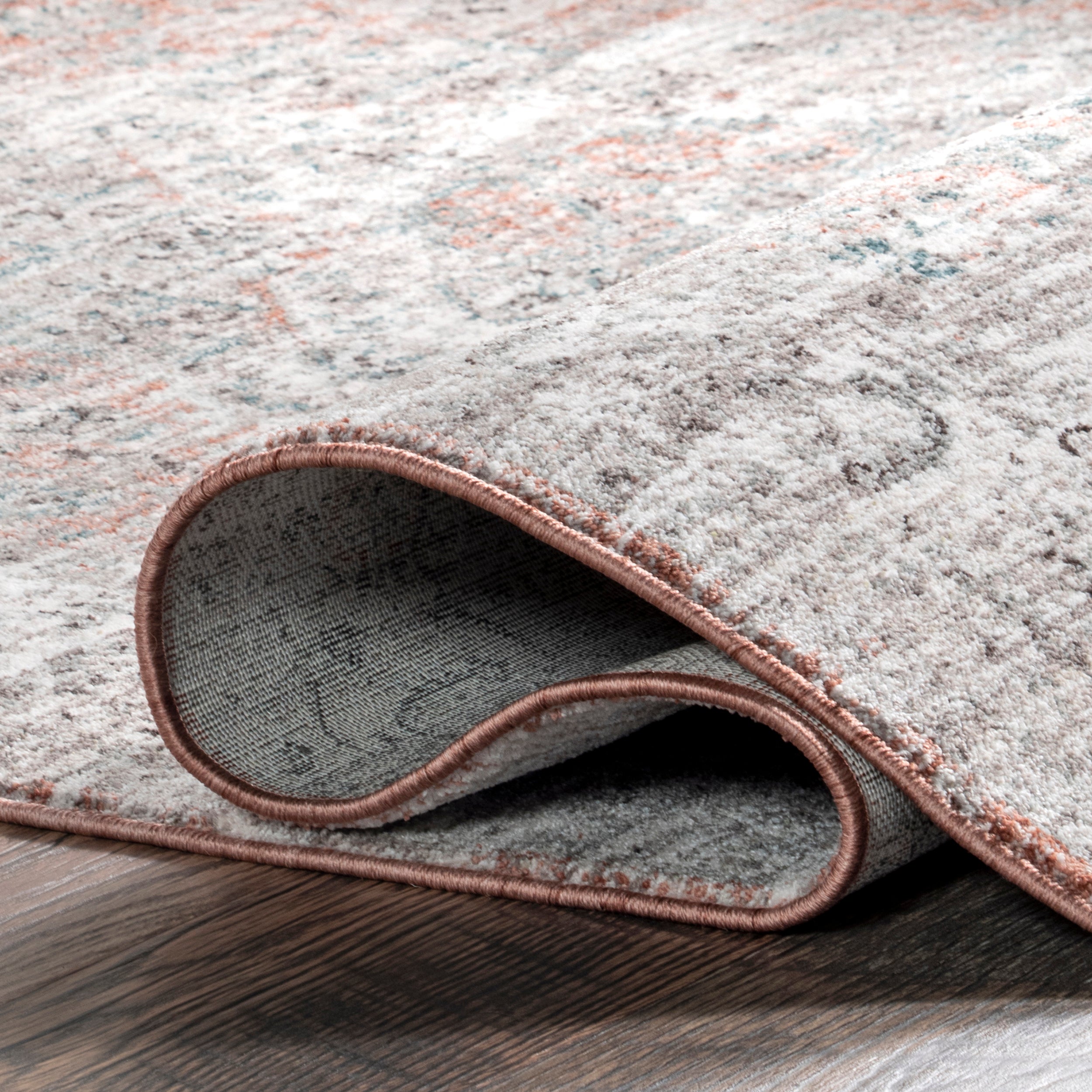 Kayleigh Traditional Faded Fringe Area Rug - Image 4