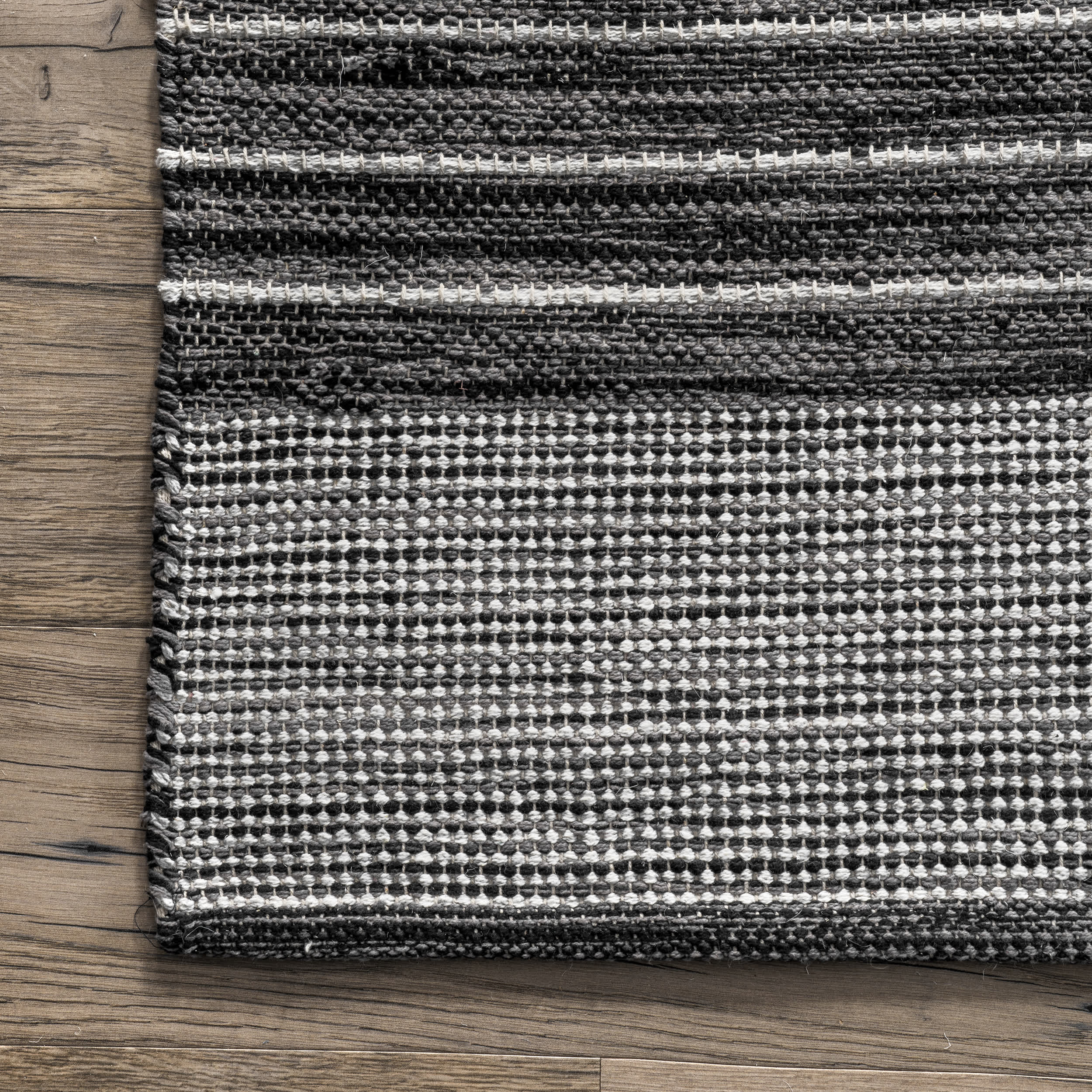 Missy Handmade Cotton Contemporary Diamond Flatweave Area Rug - Image 5